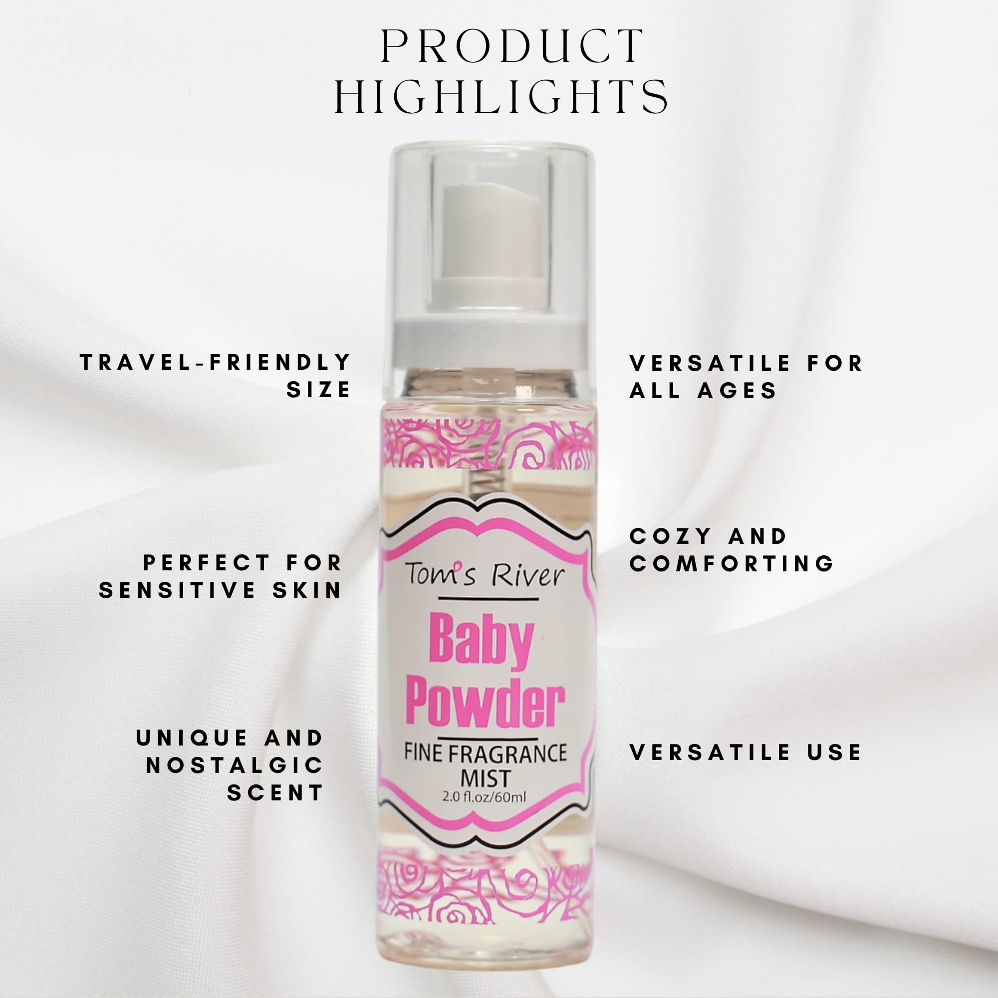 Foto 5 pulgar | Fine Fragrance Mist Infinix Baby Powder Scent, 60 Ml, Para Mujer - Venta Internacional.