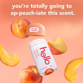 Foto 5 | Desodorante Hello Peach, Sin Aluminio, 76 Ml, Para Mujeres Y Hombres, Paquete De 2 - Venta Internacional.