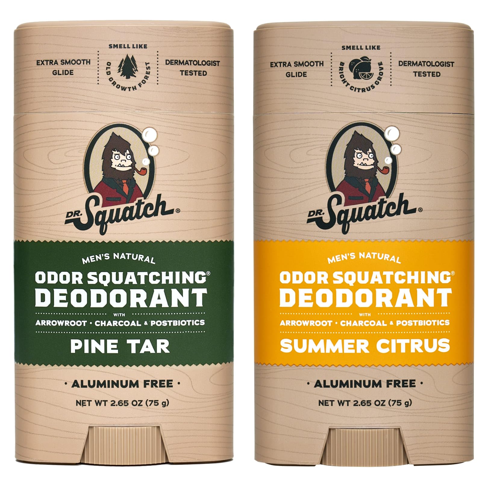 Desodorante Dr. Squatch Natural Odor-squatching Para Hombre, 150 Ml, Paquete De 2 - Venta Internacional.