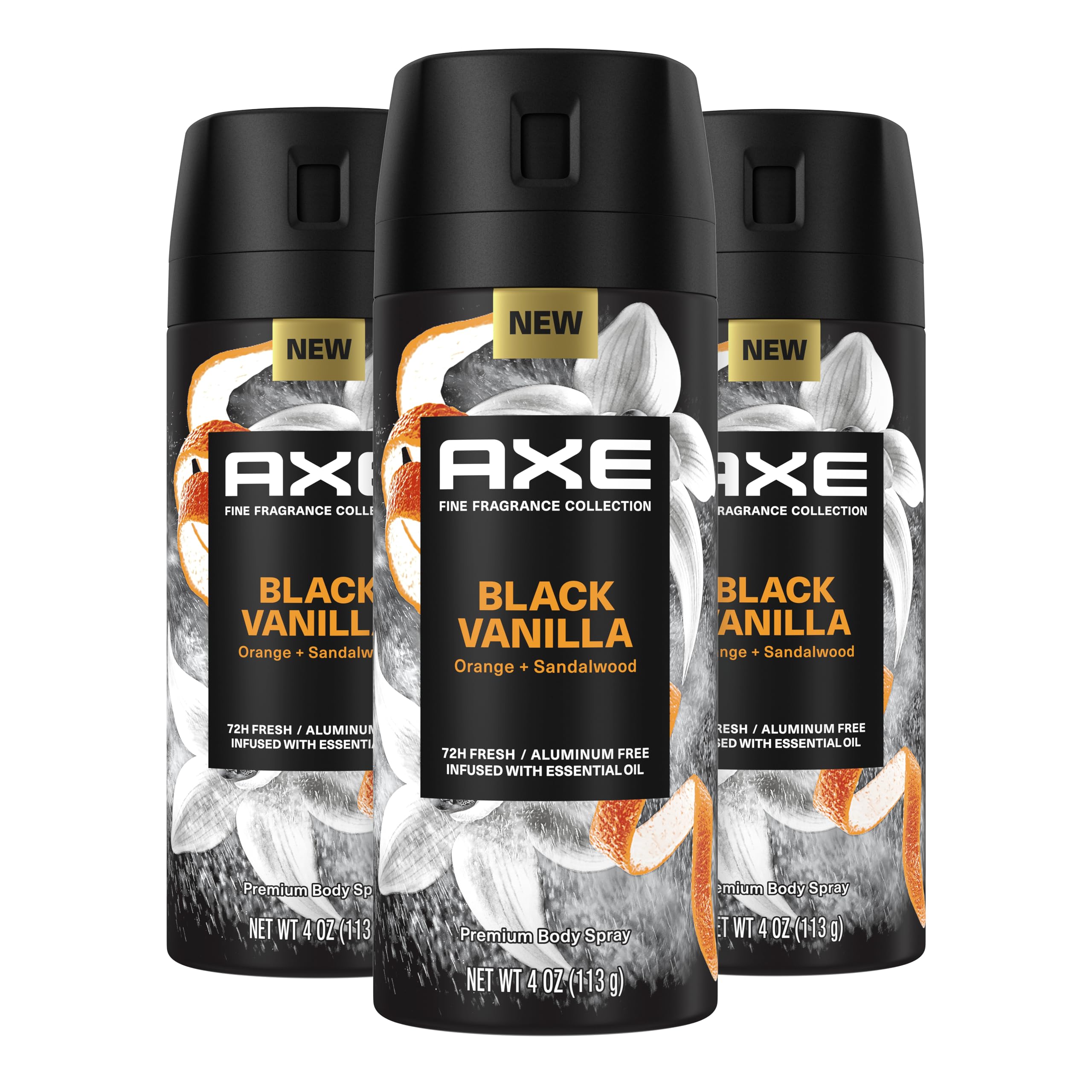 Foto 2 pulgar | Desodorante en Spray Axe Black Vanilla de 3 Piezas-Venta Internacional