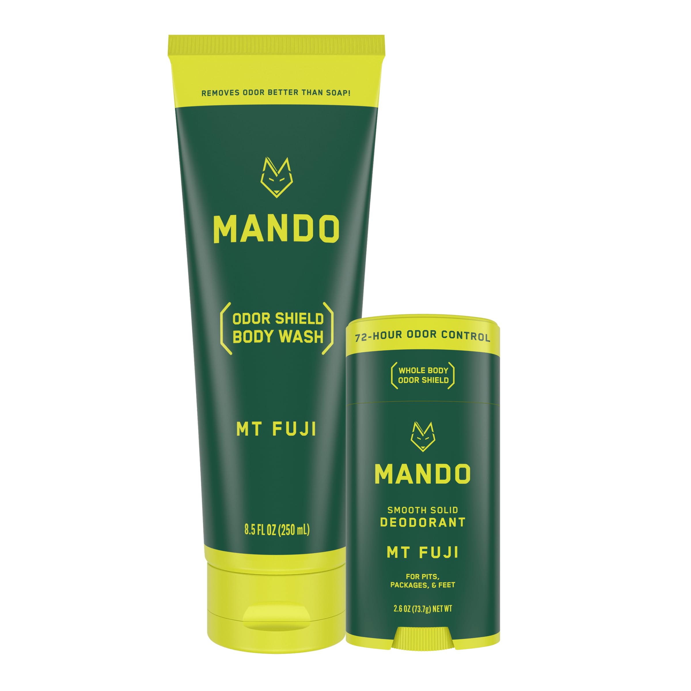 Desodorante Stick + Body Wash Mando Smooth Solid (75 Ml/250 Ml) - Venta Internacional.