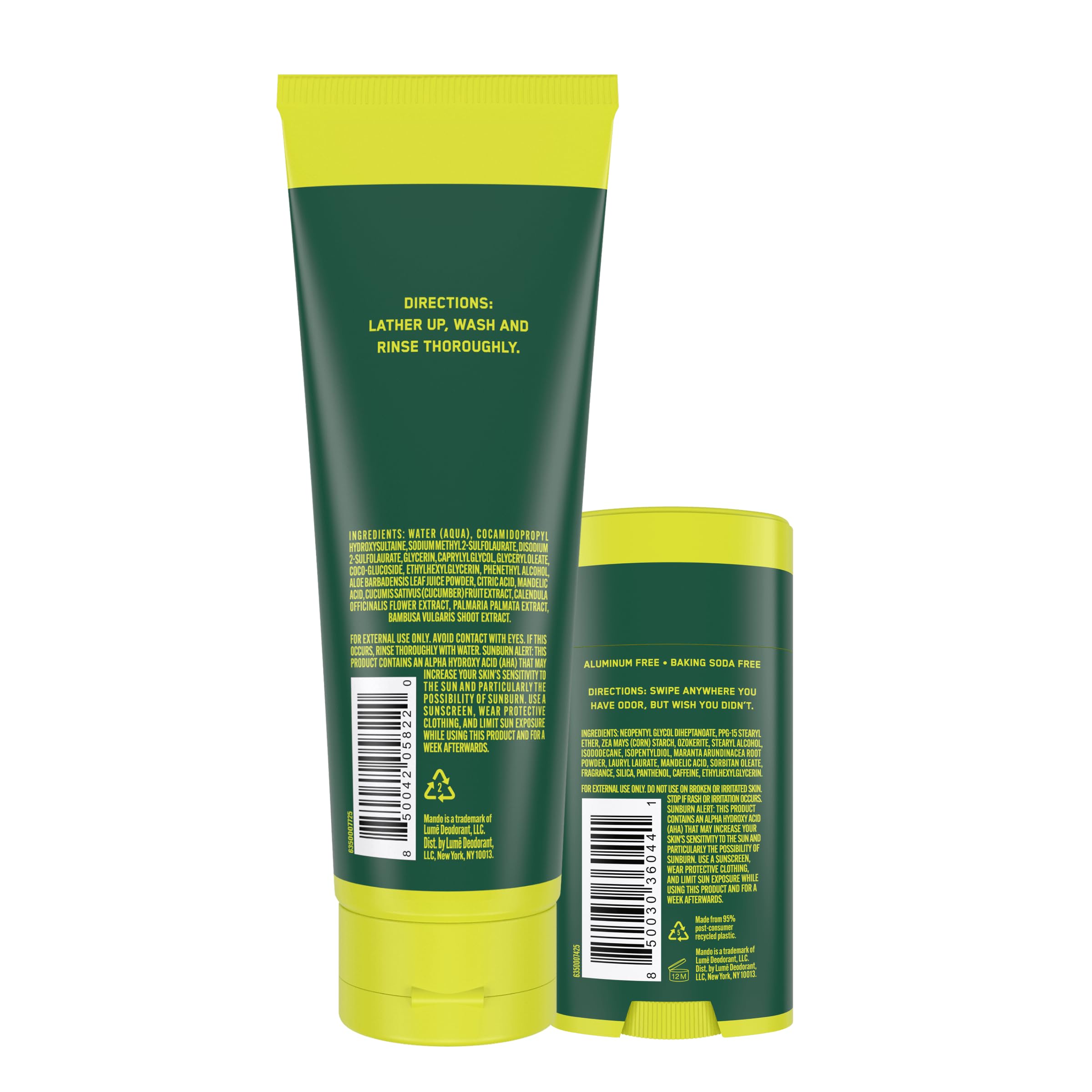 Foto 3 pulgar | Desodorante Stick + Body Wash Mando Smooth Solid (75 Ml/250 Ml) - Venta Internacional.