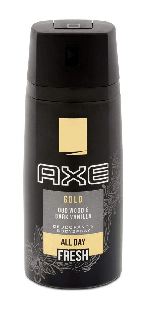 Foto 3 pulgar | Spray Corporal Axe Gold Oud Wood & Fresh Vanilla, 150 Ml (paquete De 3) - Venta Internacional.