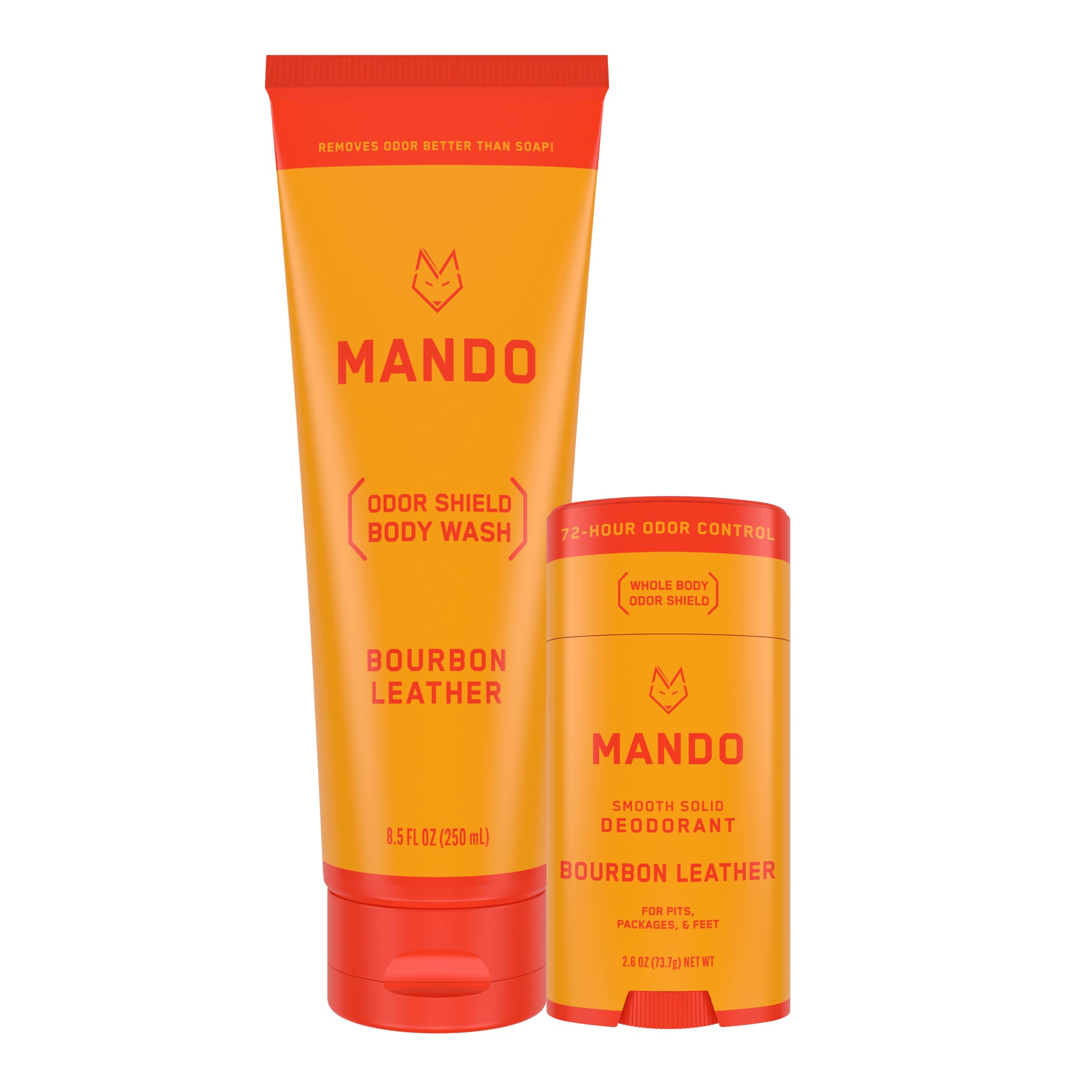 Desodorante Stick + Body Wash Mando Smooth Solid (75 Ml/250 Ml) - Venta Internacional.