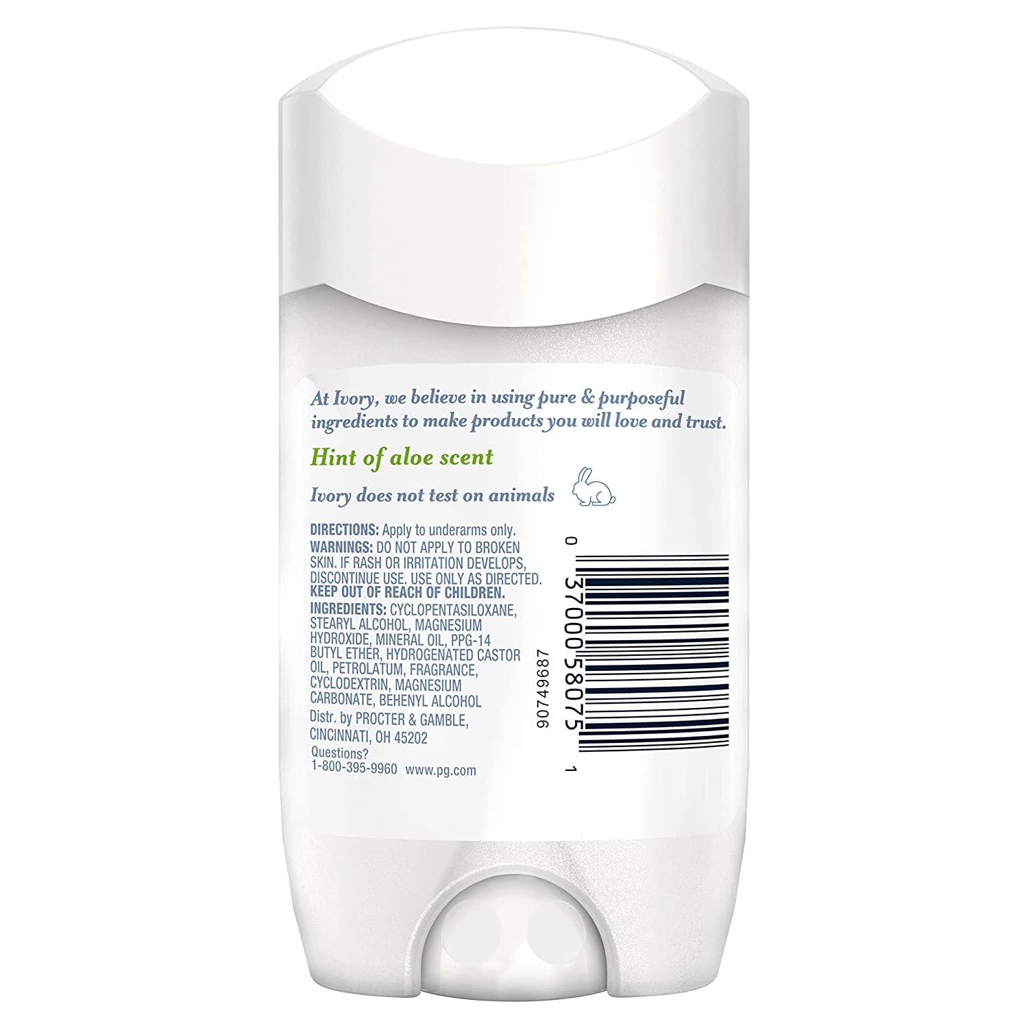 Foto 8 pulgar | Desodorante Ivory Hint Of Aloe, 70 Ml, Paquete De 4 - Venta Internacional.