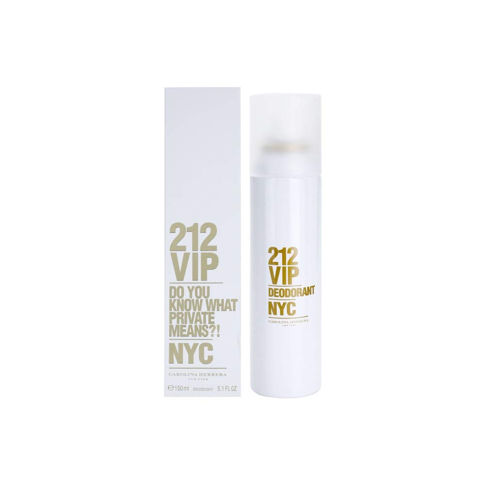 Desodorante En Aerosol Carolina Herrera 212 Vip 150 Ml Para Mujer - Venta Internacional.