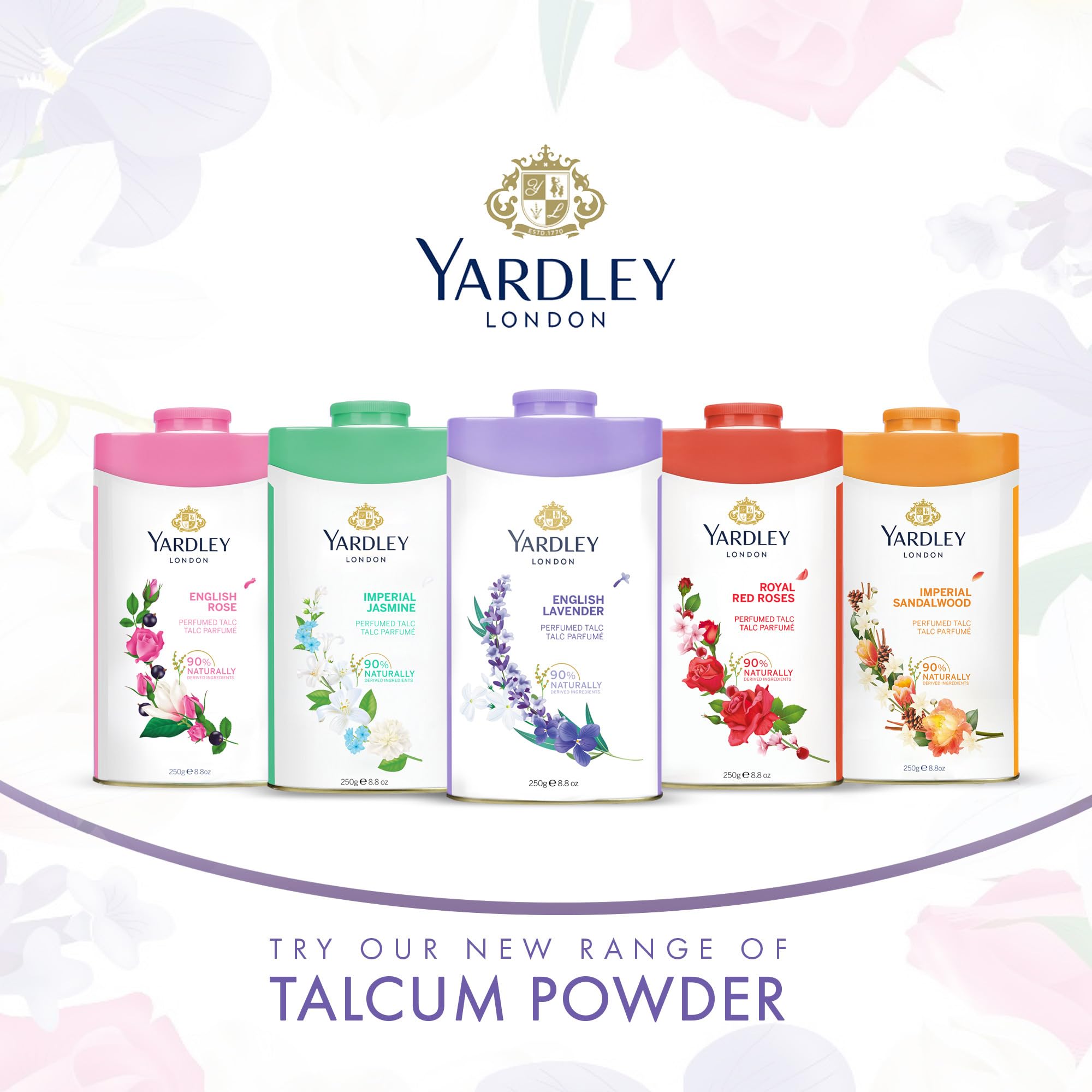Foto 7 pulgar | Talco Desodorizante Perfumado En Polvo Yardley London 100 G - Venta Internacional.