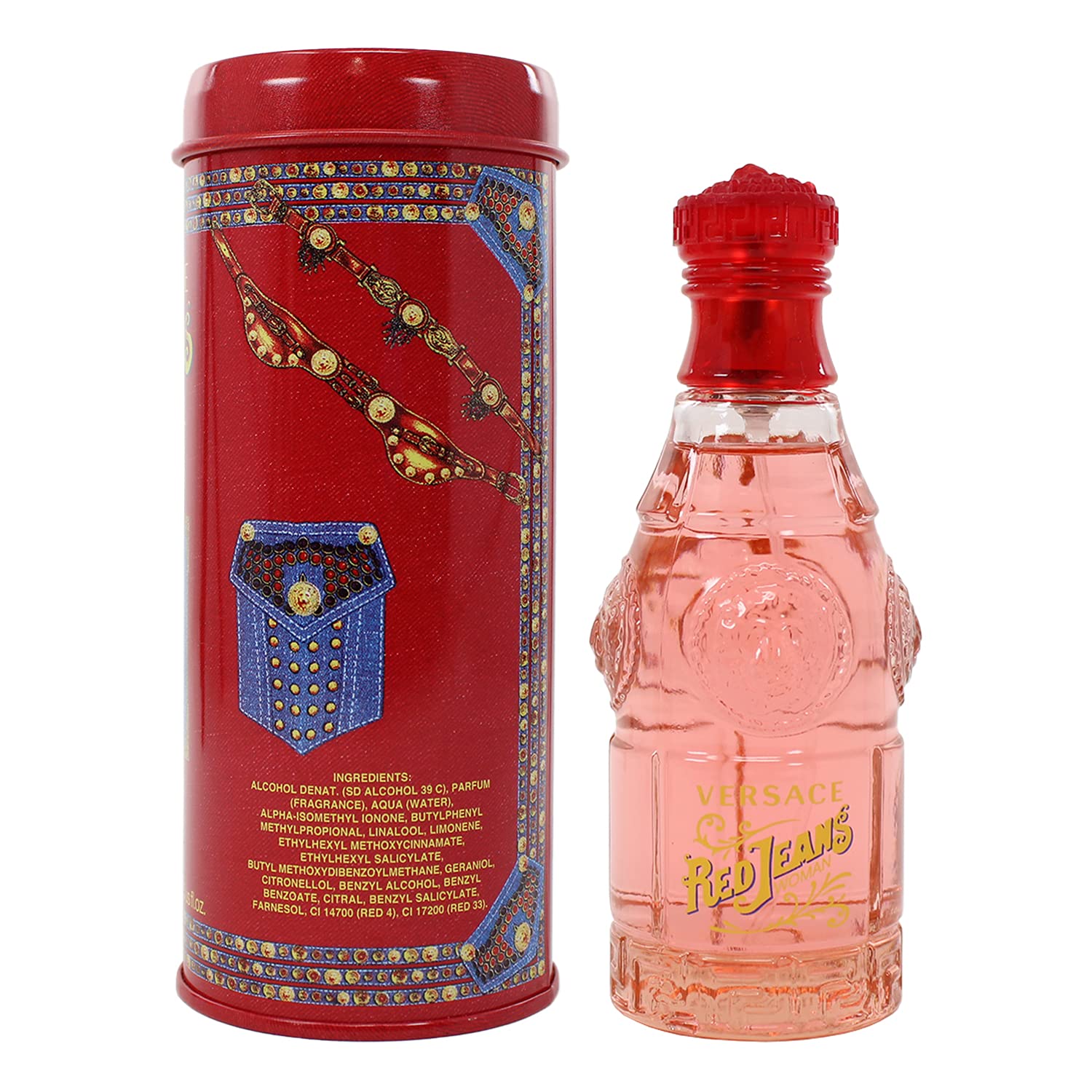 Foto 3 pulgar | Perfume Versace Red Jeans Eau De Toilette 75 Ml Para Mujer - Venta Internacional.