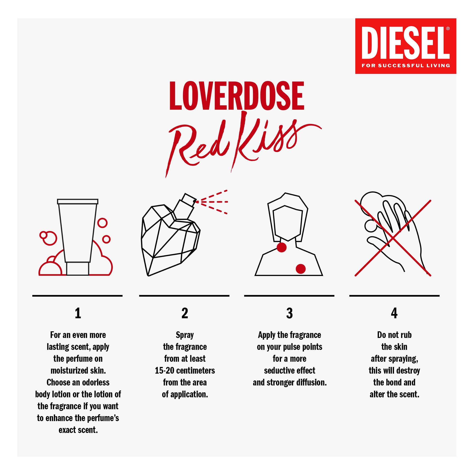 Foto 7 pulgar | Perfume Diesel Loverdose Red Kiss Eau De Parfum Para Mujer, 50 Ml - Venta Internacional.