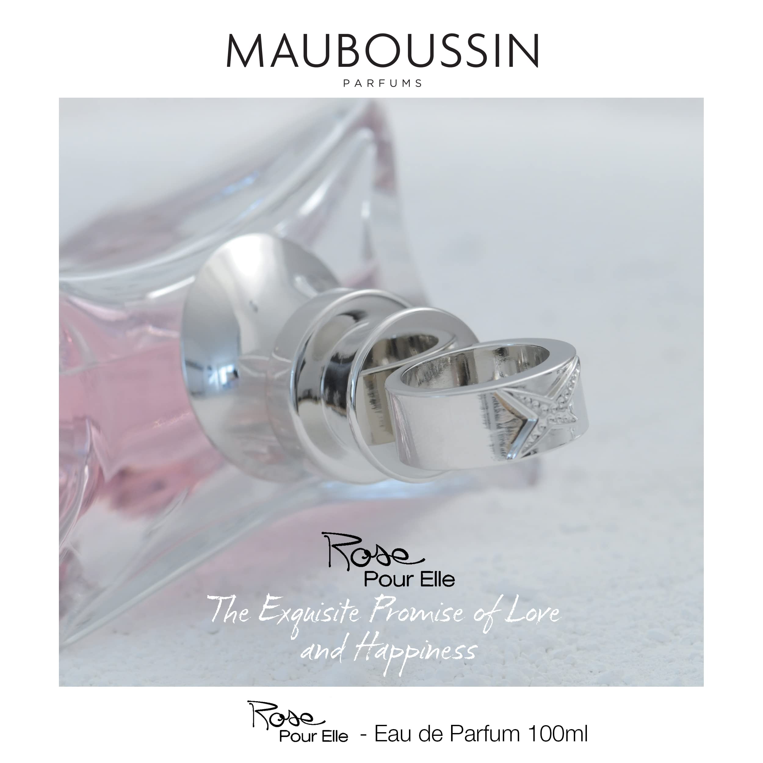 Foto 3 pulgar | Perfume Mauboussin Rose Pour Elle Eau De Parfum Para Mujer, 100 Ml - Venta Internacional.