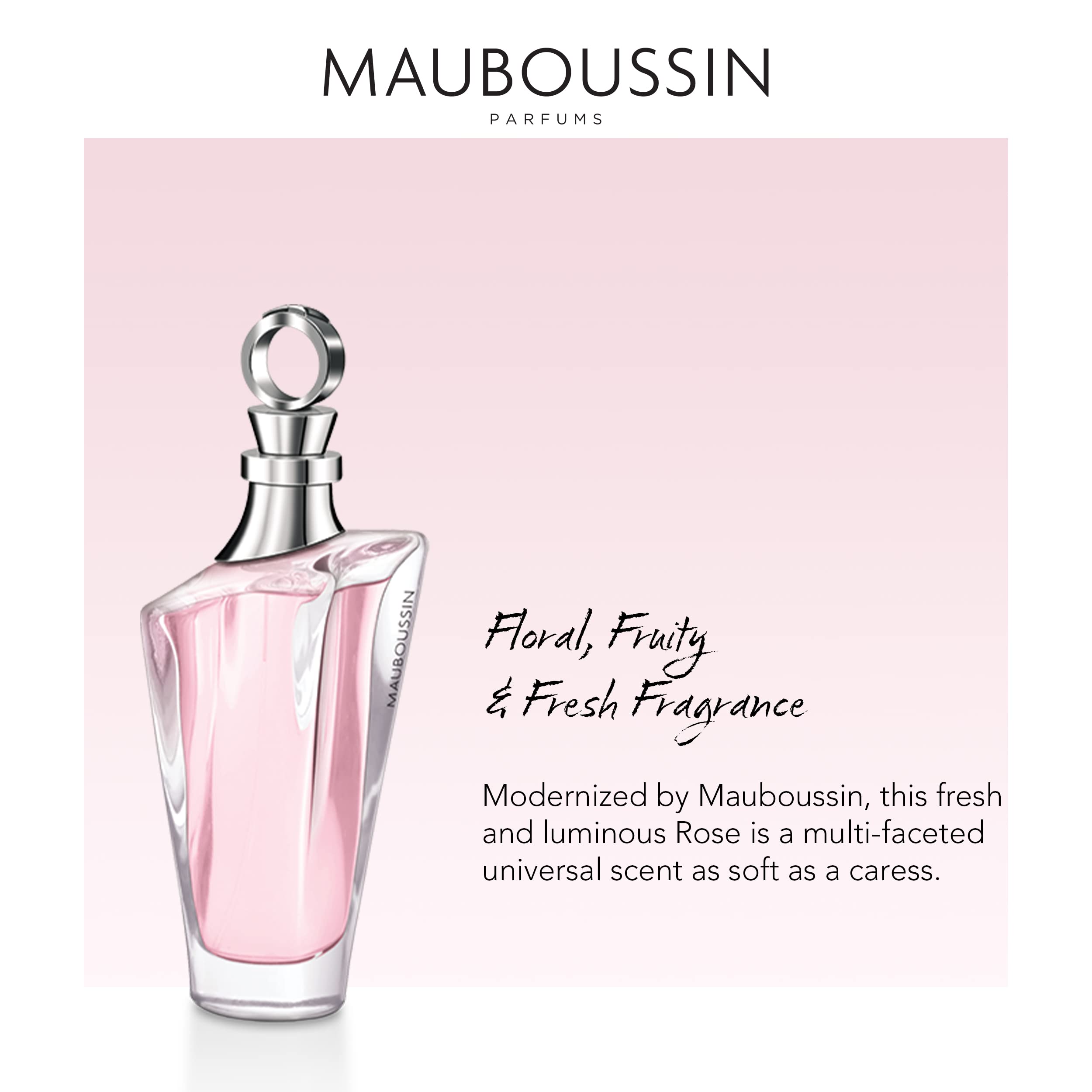 Foto 4 pulgar | Perfume Mauboussin Rose Pour Elle Eau De Parfum Para Mujer, 100 Ml - Venta Internacional.