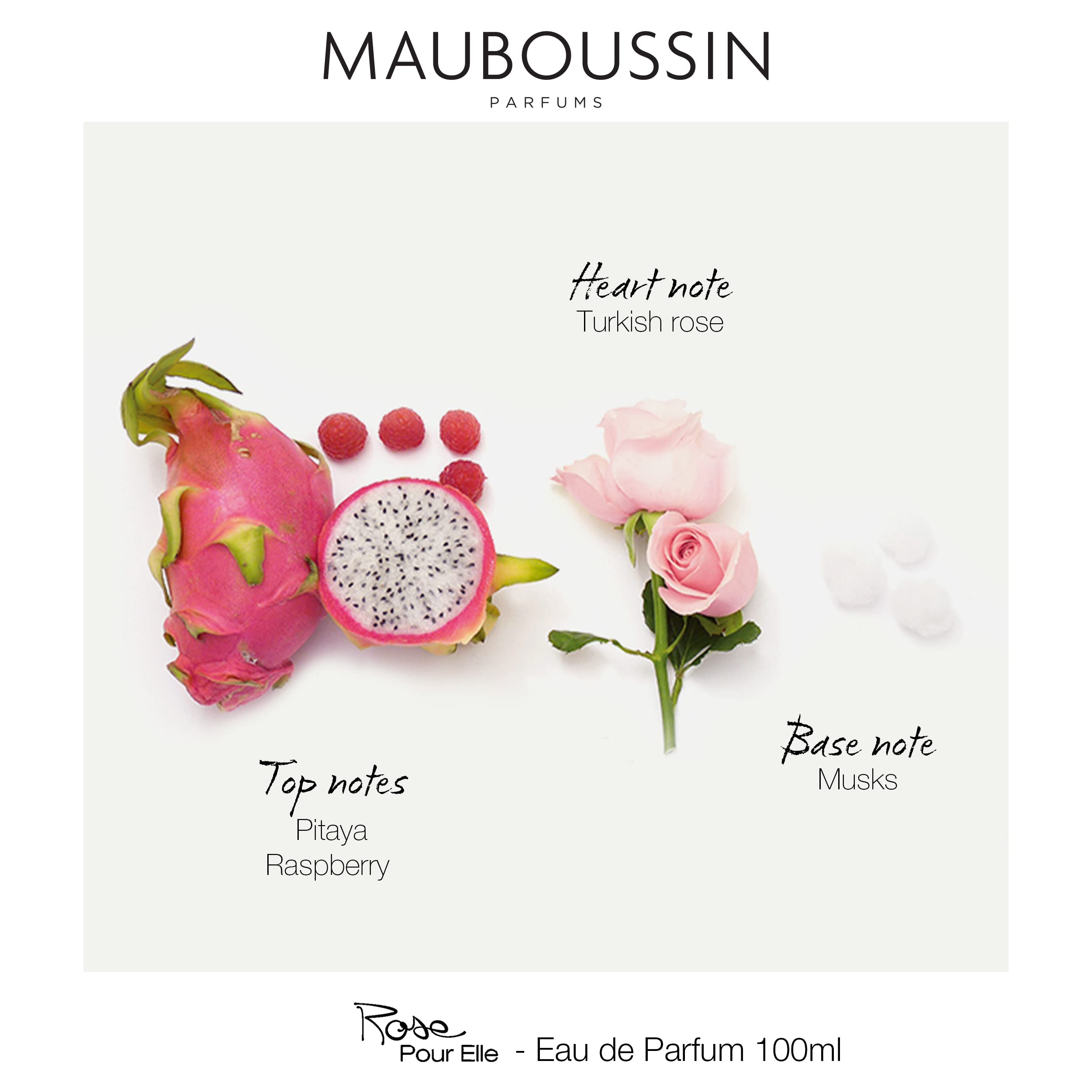 Foto 5 pulgar | Perfume Mauboussin Rose Pour Elle Eau De Parfum Para Mujer, 100 Ml - Venta Internacional.
