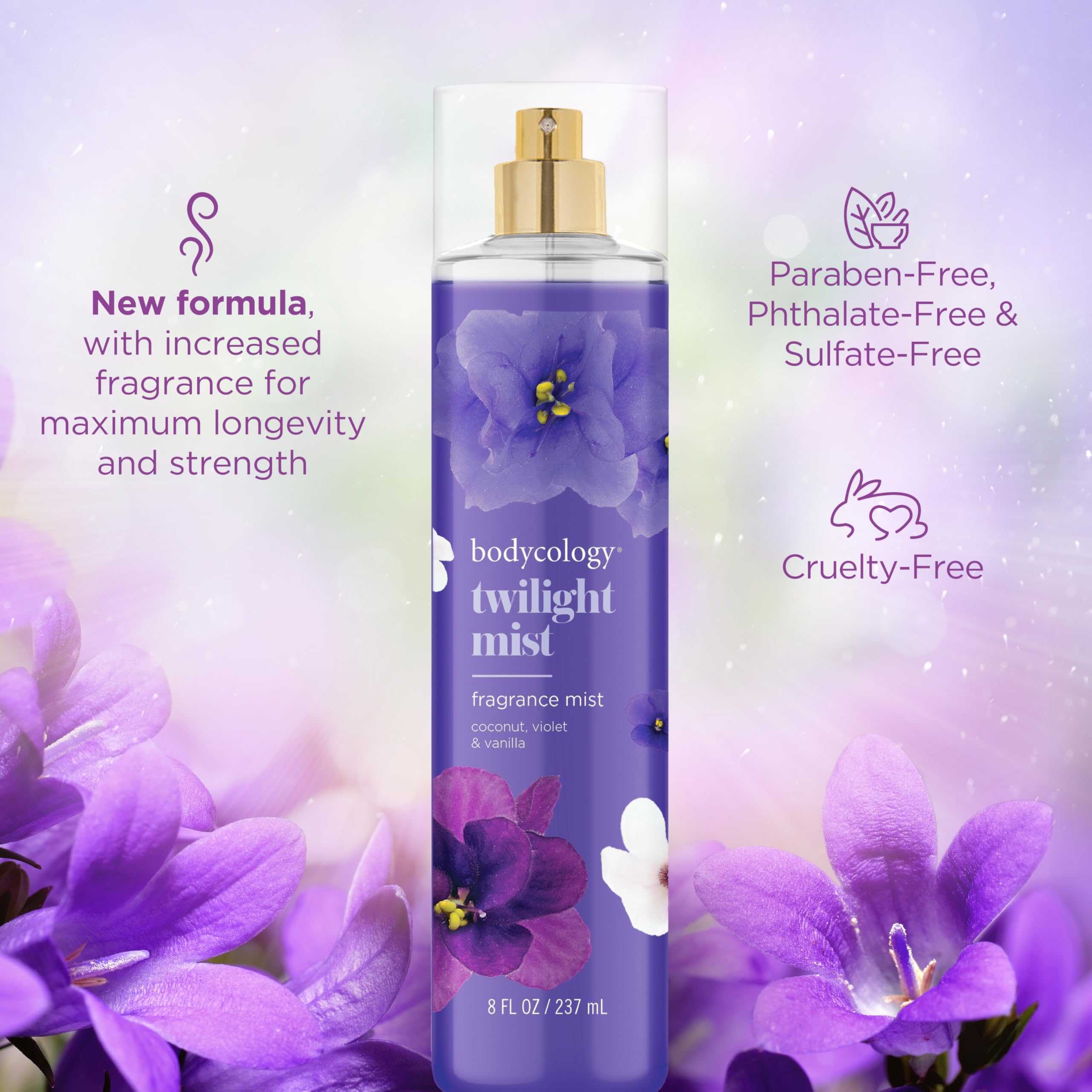 Foto 4 | Body Mist Bodycology Twilight Mist 240 Ml De Larga Duración - Venta Internacional.