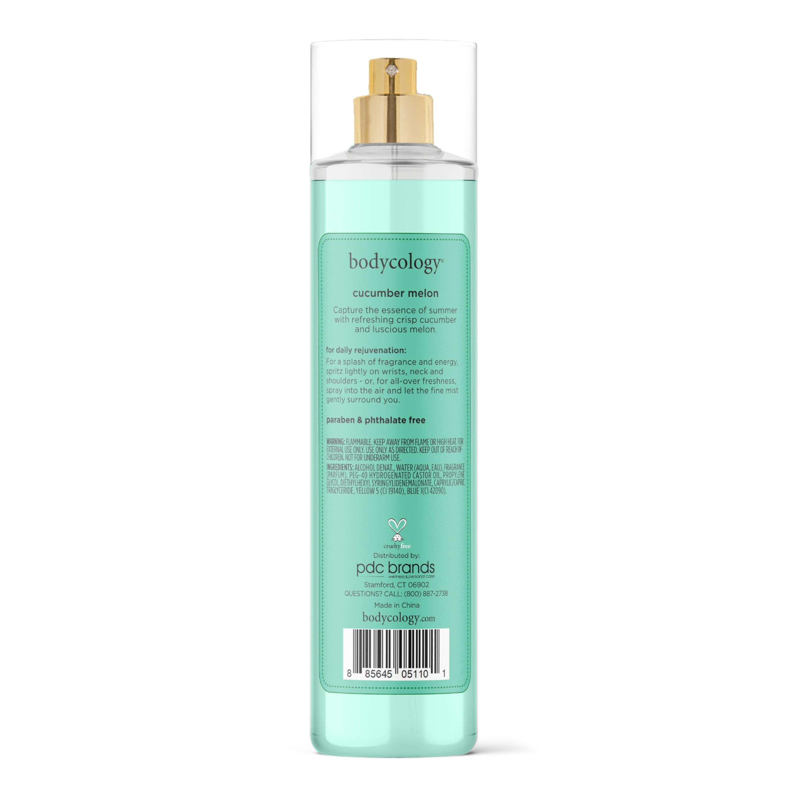 Foto 8 pulgar | Body Mist Bodycology Pepino Melon 237 ml para Mujer - Venta Internacional