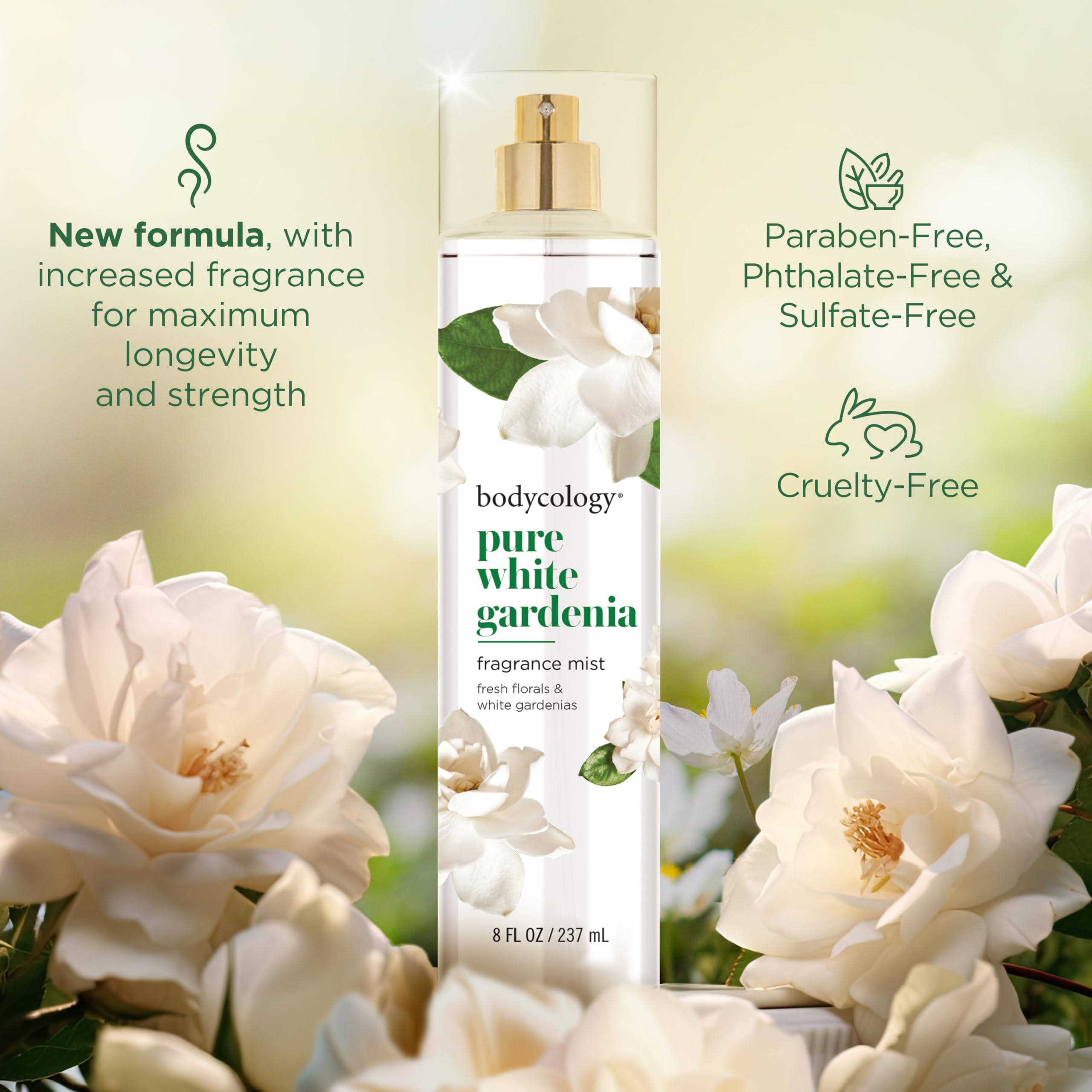 Foto 5 pulgar | Bruma Corporal Bodycology Pure White Gardenia 237 ml para Mujer-Venta Internacional