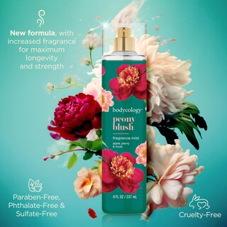 Foto 4 | Colorete Body Mist Bodycology Con Fragancia De Peonía De Larga Duración, 240 Ml - Venta Internacional.