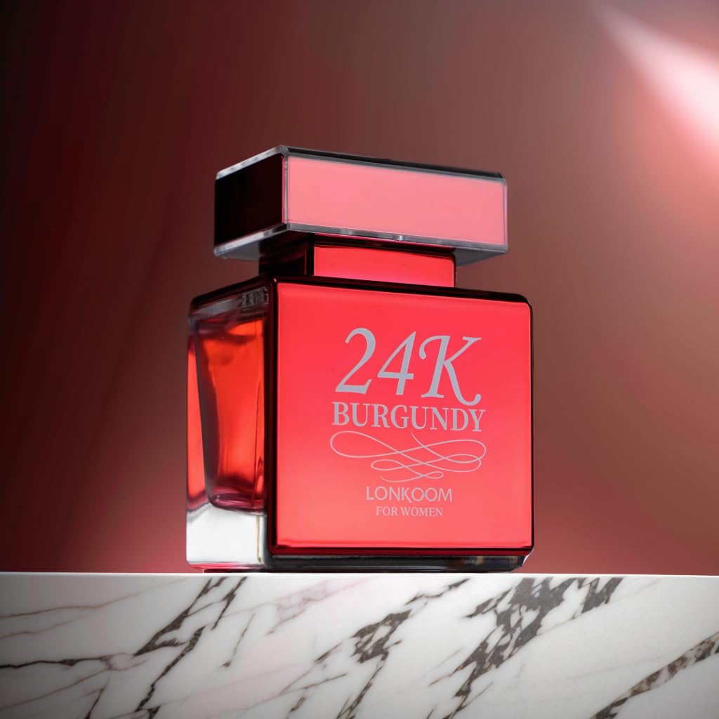 Foto 7 pulgar | Perfume Lonkoom 24k Burgundy Eau De Parfum Para Mujer, 100 Ml - Venta Internacional.