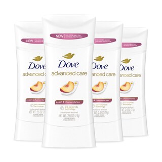 Foto 1 | Desodorante Antitranspirante en Barra Dove Advanced Care Peach 4 Piezas - Venta Internacional