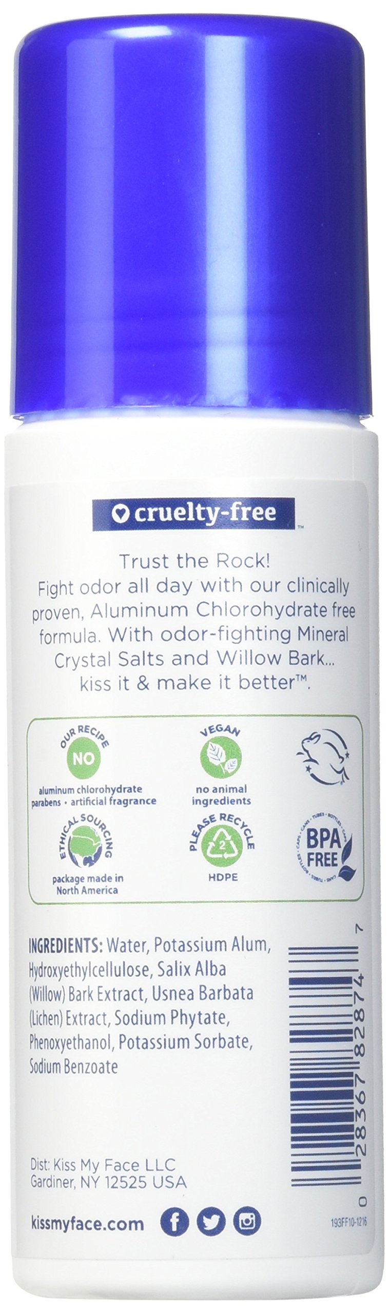Foto 3 pulgar | Desodorante Kiss My Face Natural Liquid Rock, Sin Fragancia, 88 Ml - Venta Internacional.