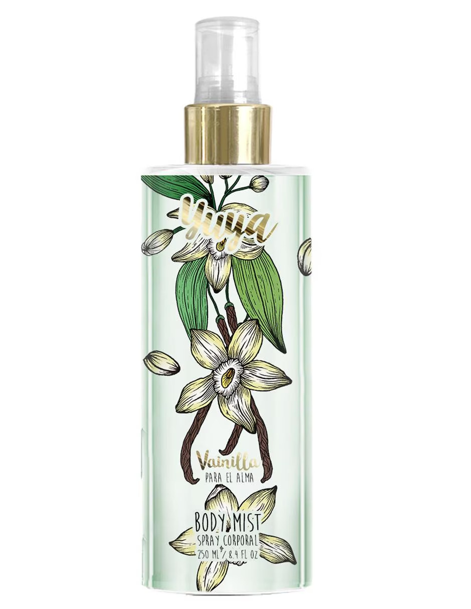 Foto 3 pulgar | Body Mist Yuya Fragancia Vainilla + Termo De Agua Güish