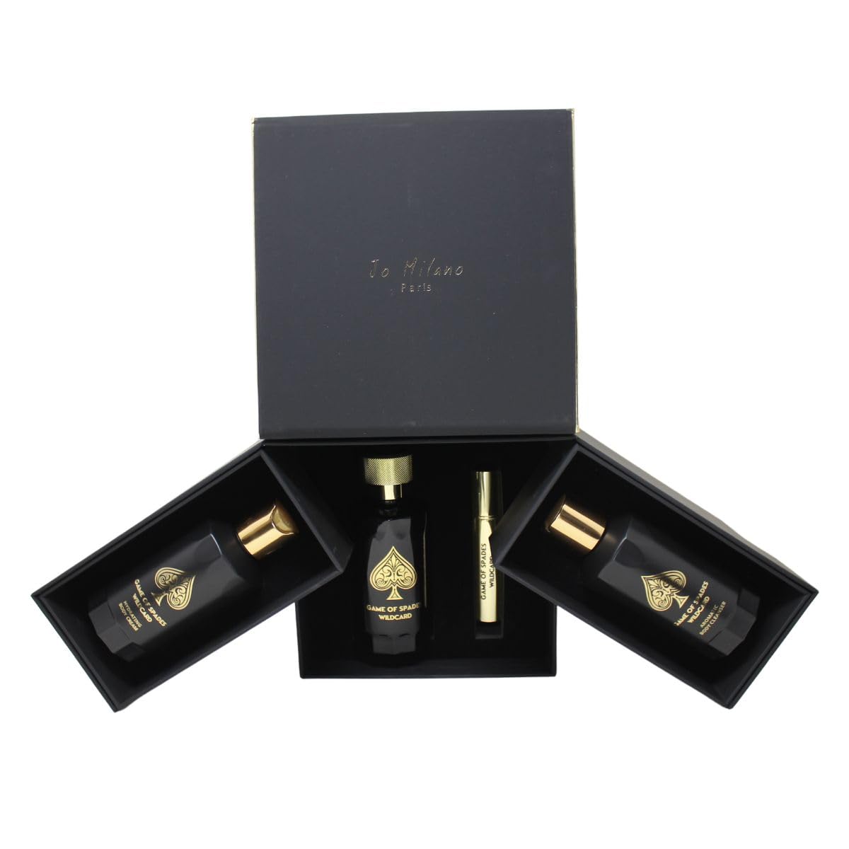 Foto 5 | Set De Regalo Jo Milano Game Of Spades Wildcard De 4 Piezas Unisex - Venta Internacional.