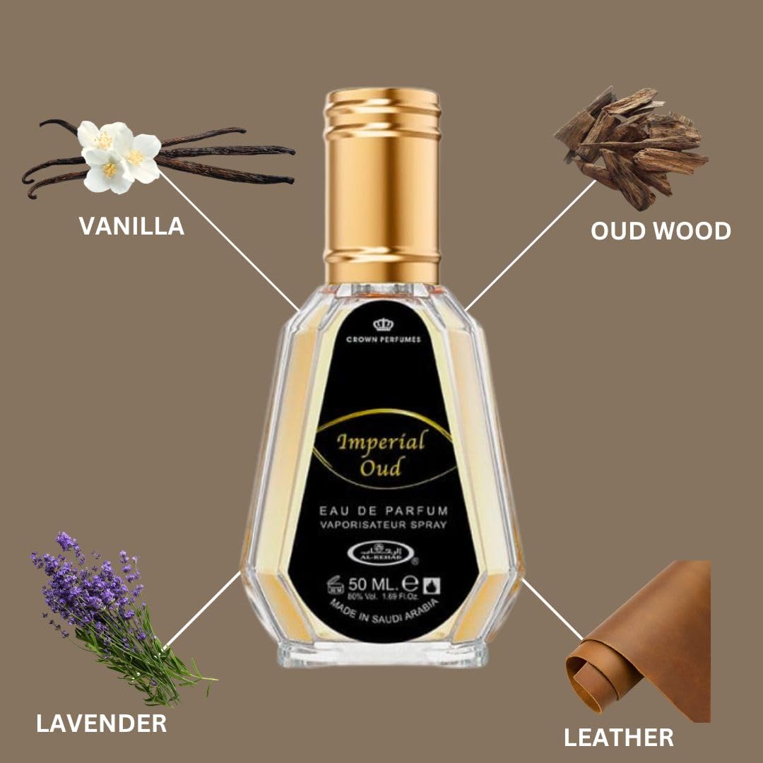 Foto 5 pulgar | Perfume Al-rehab Imperial Oud Eau De Parfum, 50 Ml, Para Hombre - Venta Internacional.