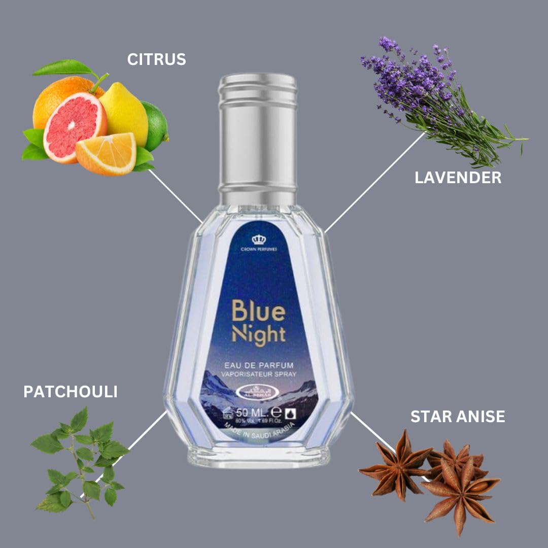 Foto 5 pulgar | Perfume Al-rehab Blue Night para Hombre 50 ml - Venta Internacional