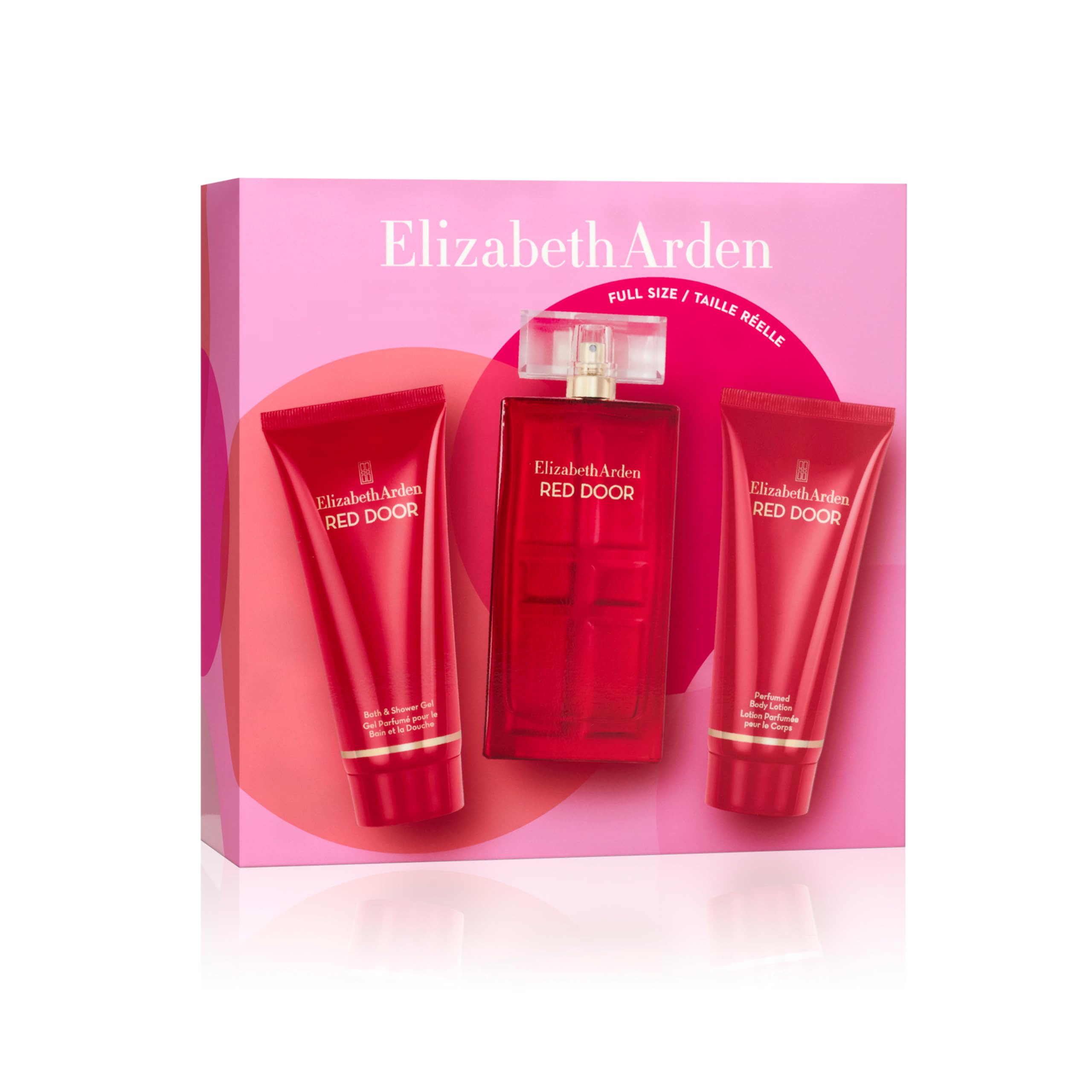 Foto 2 | Set De Regalo De Perfume Elizabeth Arden Red Door Para Mujer, 100 Ml X 3 - Venta Internacional.