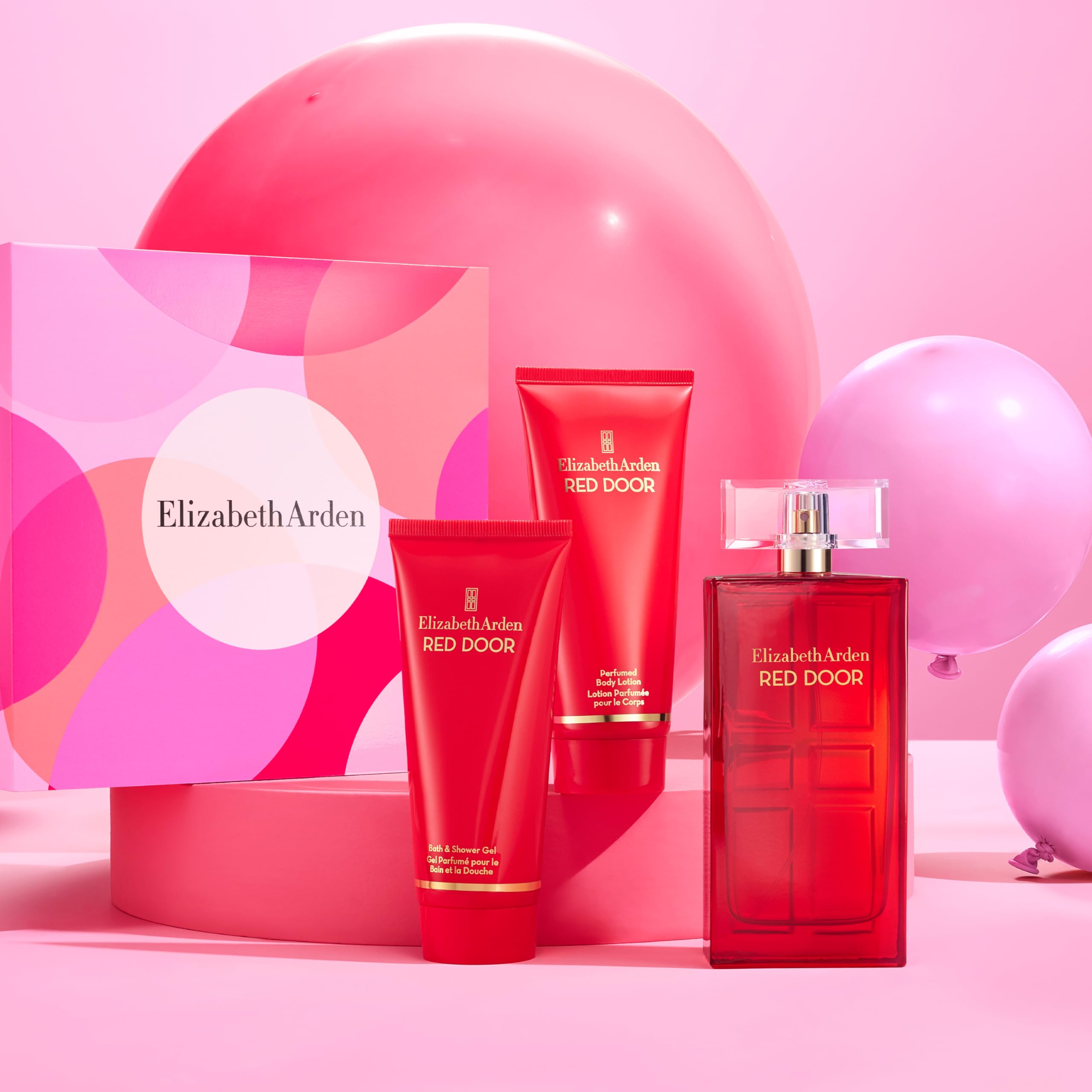Foto 3 | Set De Regalo De Perfume Elizabeth Arden Red Door Para Mujer, 100 Ml X 3 - Venta Internacional.