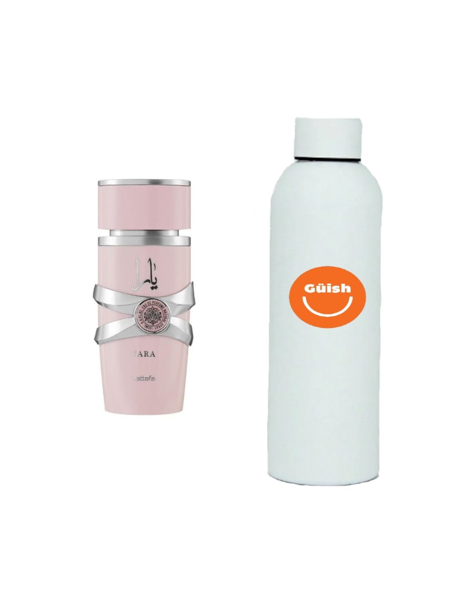 Foto 2 pulgar | Perfume Lattafa Yara Eau De Parfum + Termo De Agua De Regalo Güish