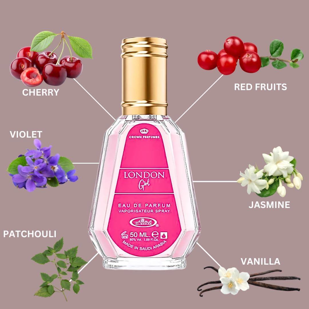 Foto 5 pulgar | Perfume Al-rehab London Girl Eau De Parfum para Mujer 50 Ml - Venta Internacional