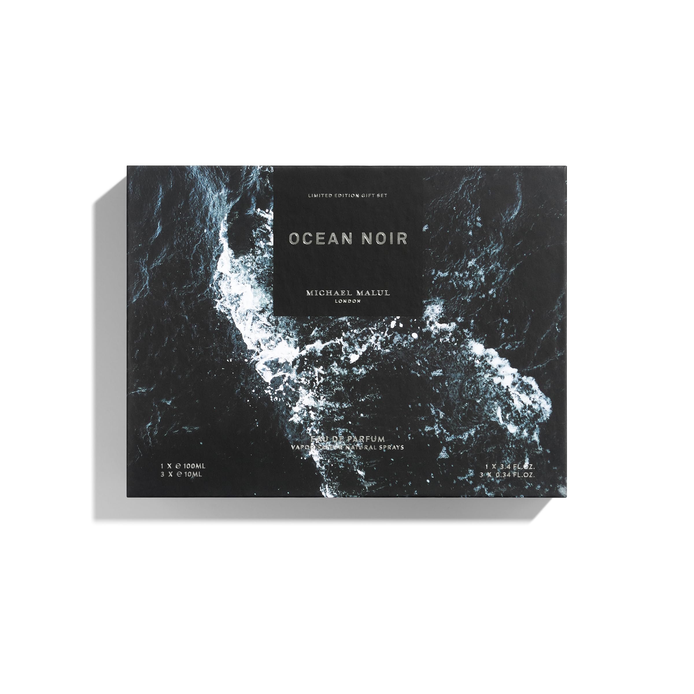 Perfume Michael Malul Ocean Noir Eau De Parfum 100 Ml + 10 Ml - Venta Internacional.