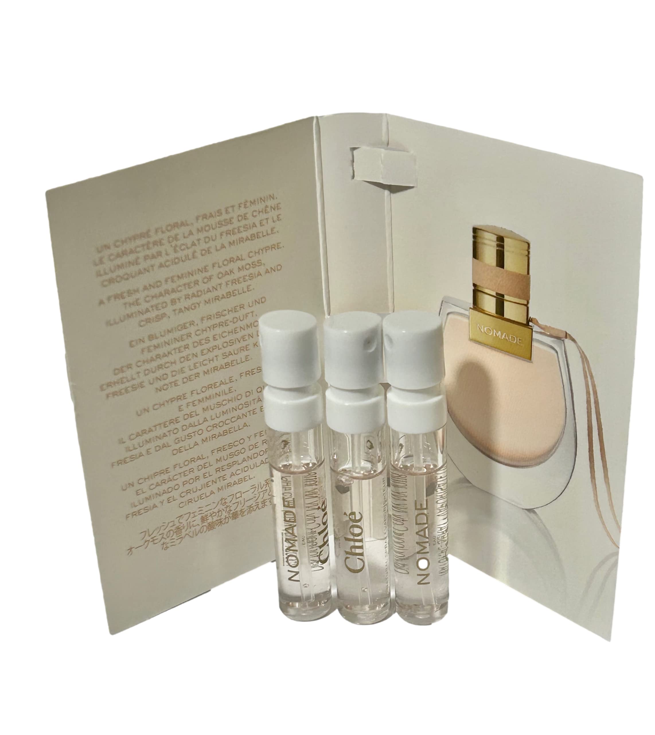 Foto 4 pulgar | Set De 3 Muestras De Aerosol Perfume Chloe Nomade Edp Para Mujer, 1,2 Ml - Venta Internacional.