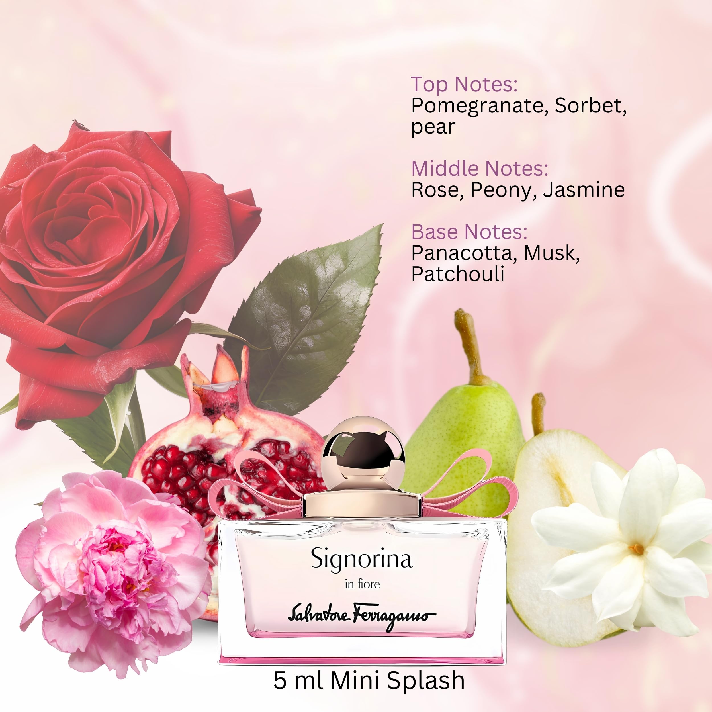 Foto 6 pulgar | Set De Perfume Salvatore Ferragamo Signorina Para Mujer 5x5ml - Venta Internacional.