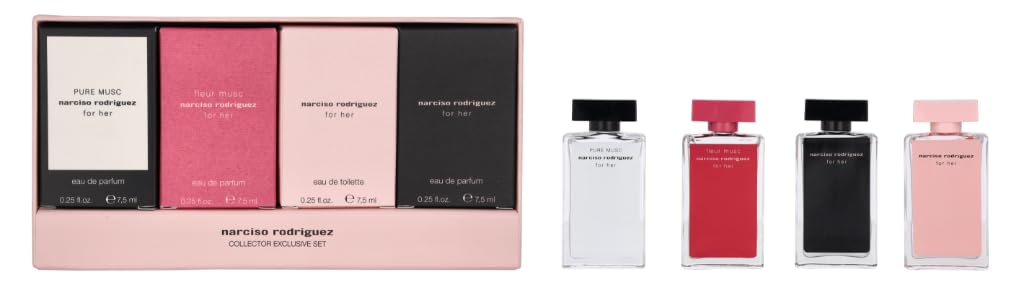 Foto 2 pulgar | Set De Regalo Perfume Narciso Rodriguez For Her, 4 Unidades, Para Mujer - Venta Internacional.
