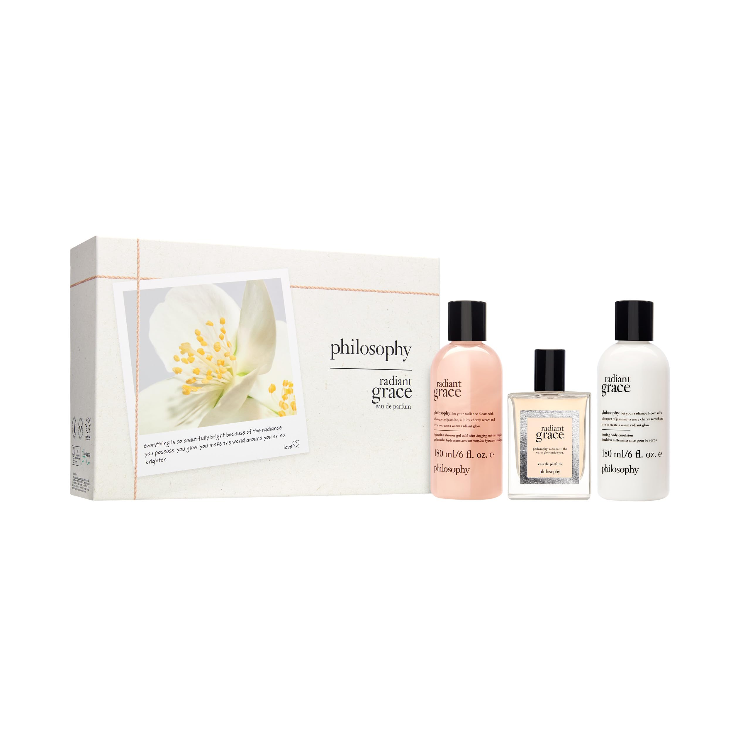 Foto 2 pulgar | Set De Regalo Perfume Philosophy Radiant Grace Eau De Parfum De 3 Piezas - Venta Internacional.