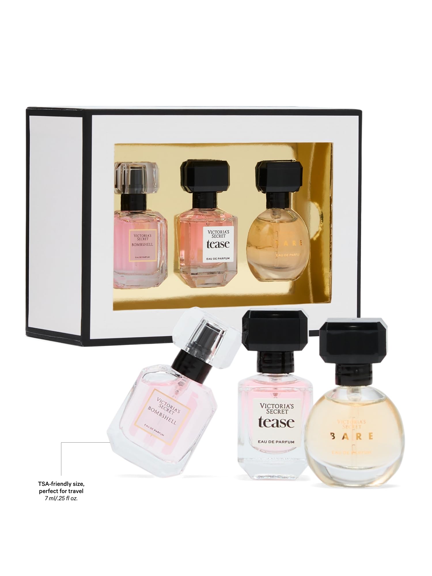 Foto 5 pulgar | Set De Perfume De Regalo Victoria's Secret, Mini Eau De Parfum, 3 Piezas - Venta Internacional.