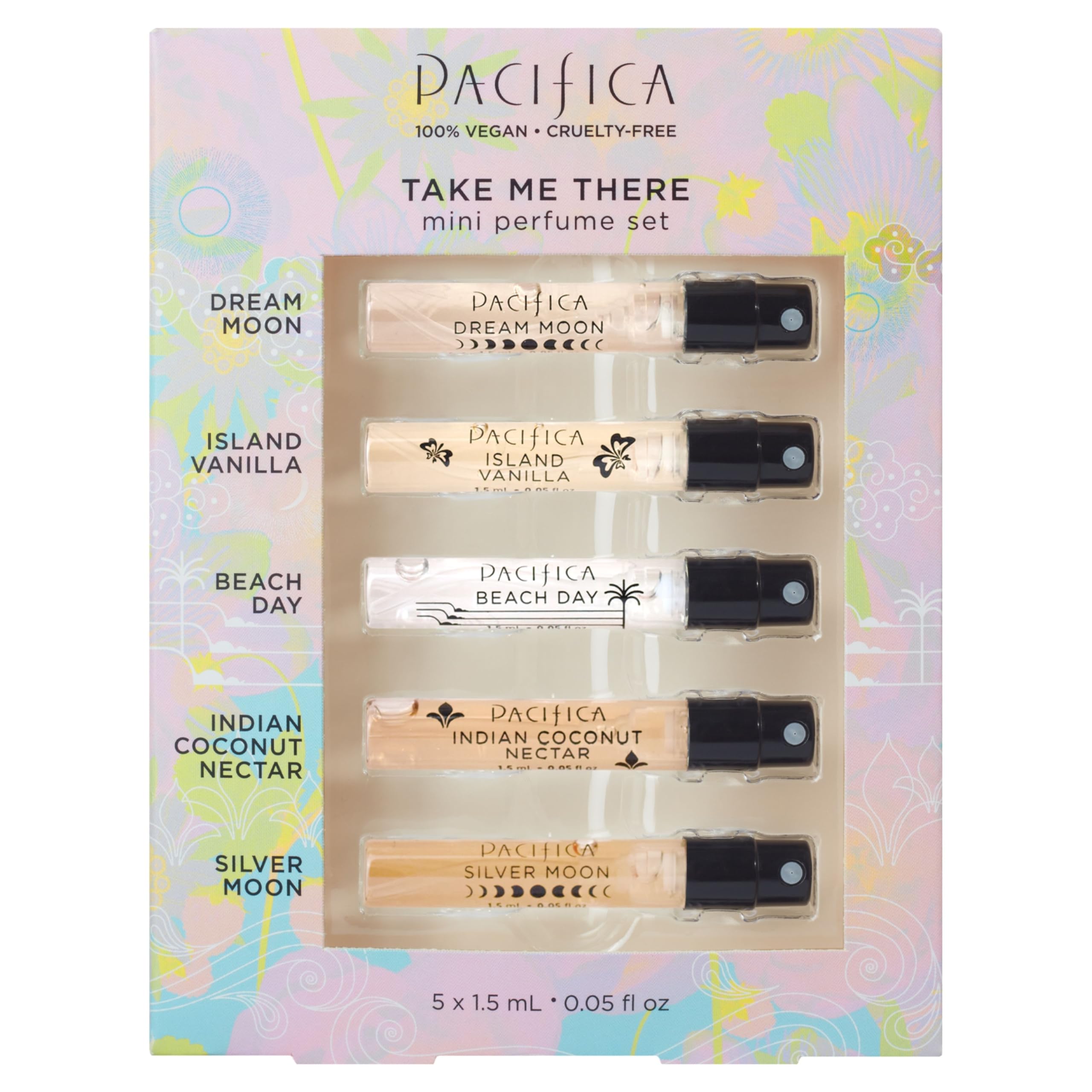 Set De Perfume Pacifica Beauty Take Me There, 5 Aromas, 30 Ml - Venta Internacional.