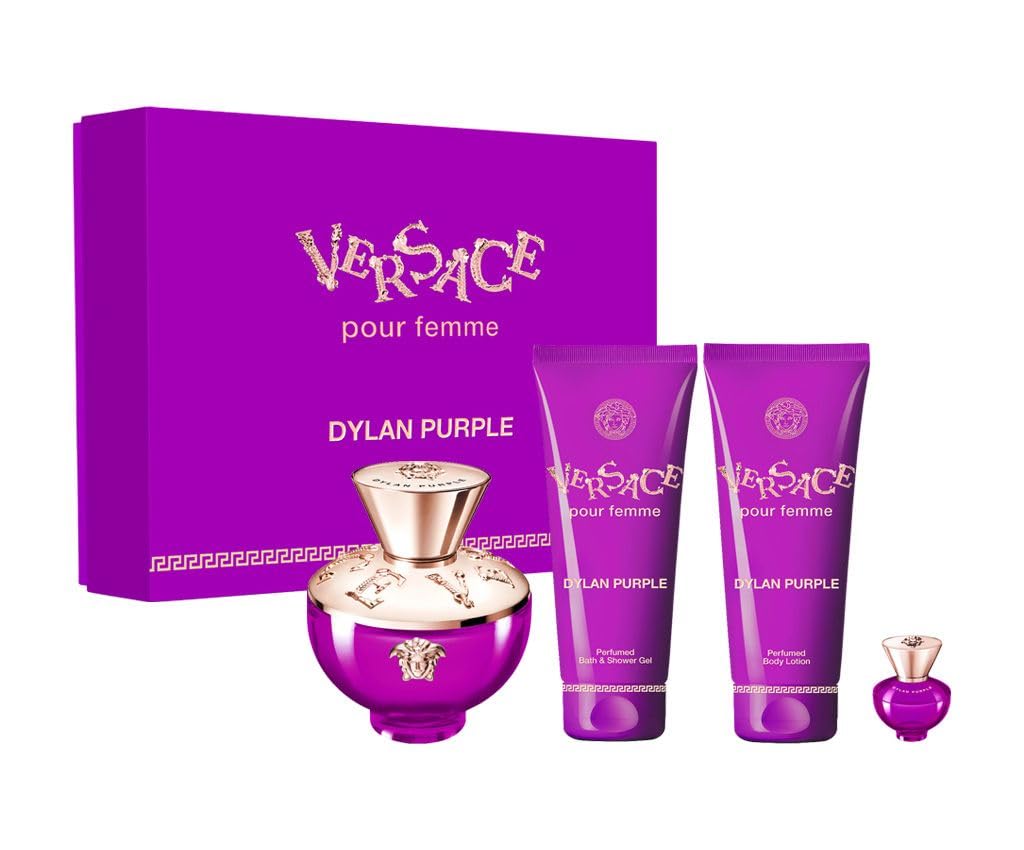 Foto 2 pulgar | Set de Perfume Versace Dylan Purple Eau De Parfum 100 Ml 4 Piezas - Venta Internacional