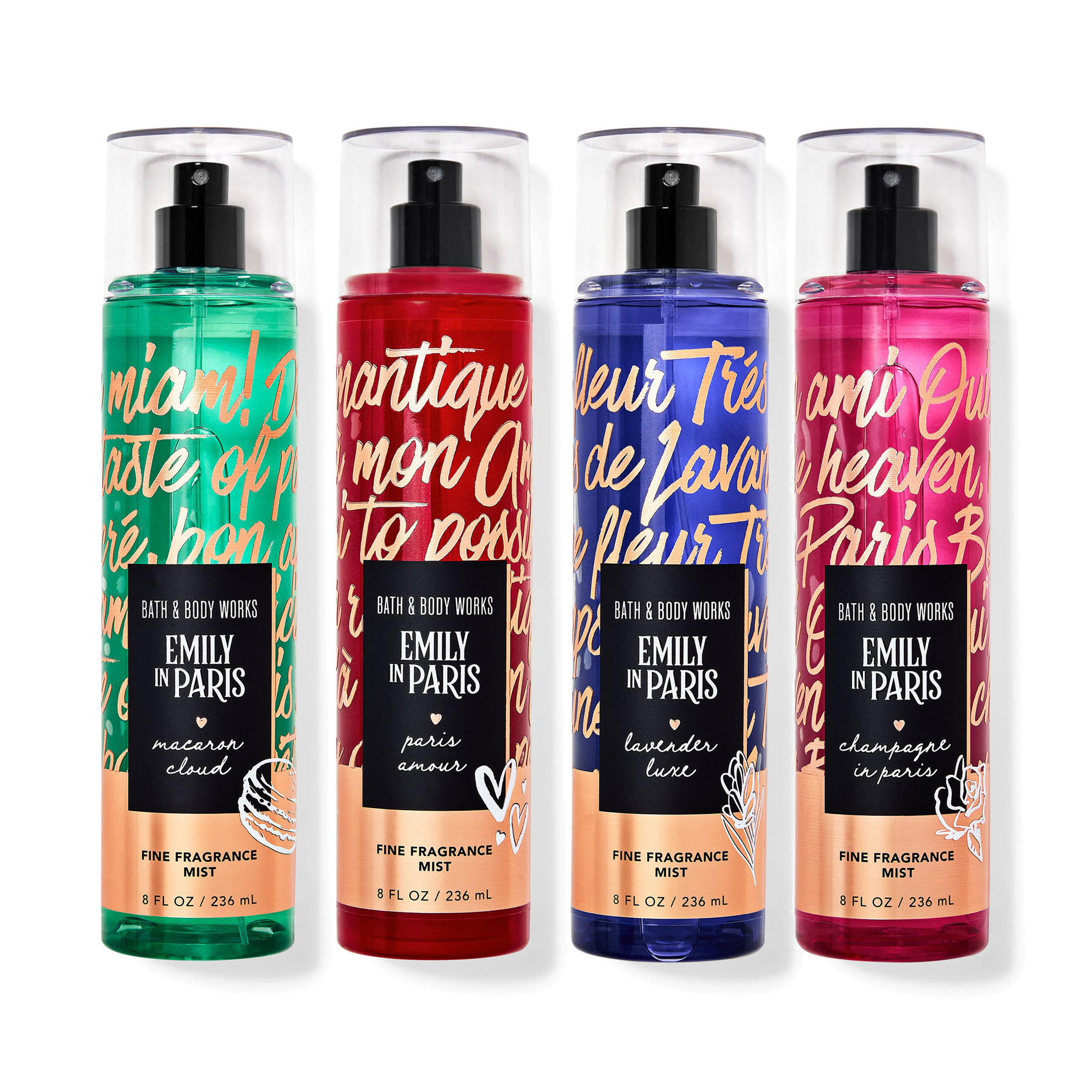 Foto 1 | Set 4 Body Mist Bath And Body Works Emily In Paris