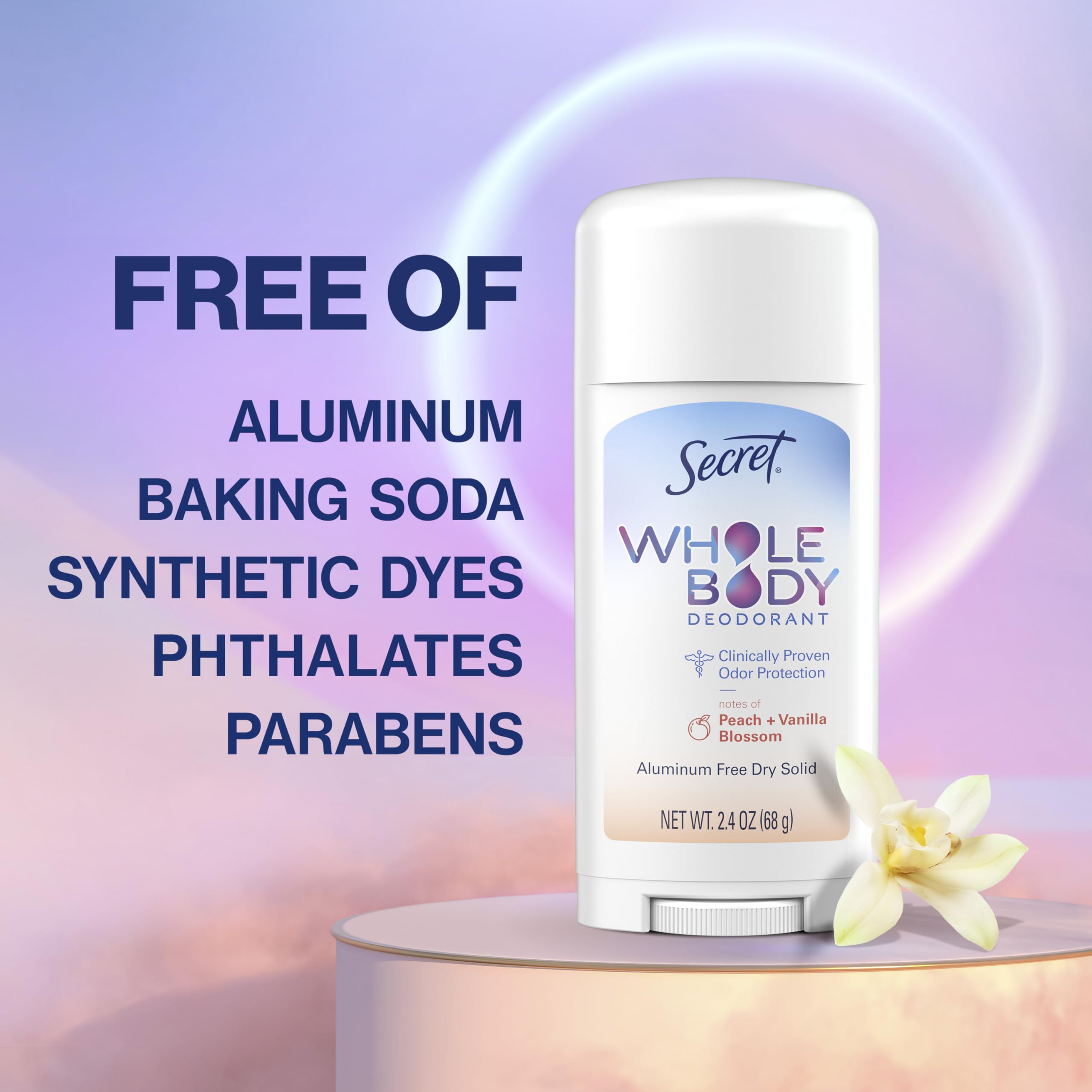 Foto 4 pulgar | Desodorante en Barra Secret Whole Body 0.5 oz-Venta Internacional