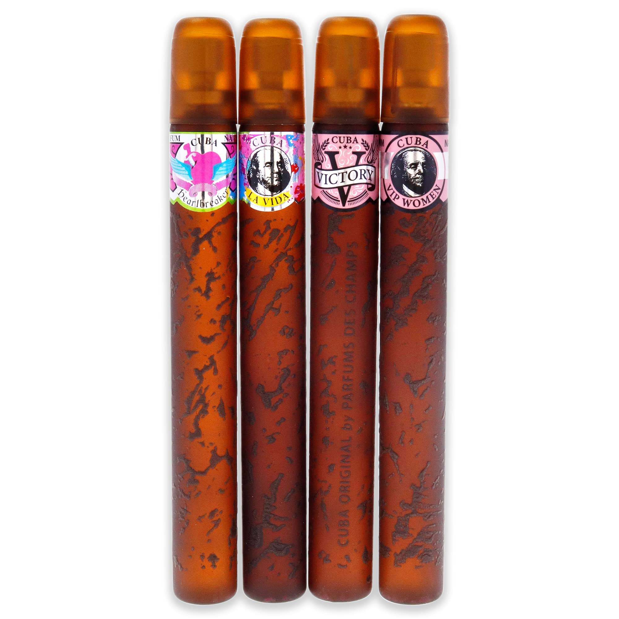 Foto 3 pulgar | Set De Perfumes Cuba Quad I Heartbreak La Vida Victory Vip 35 Ml - Venta Internacional.