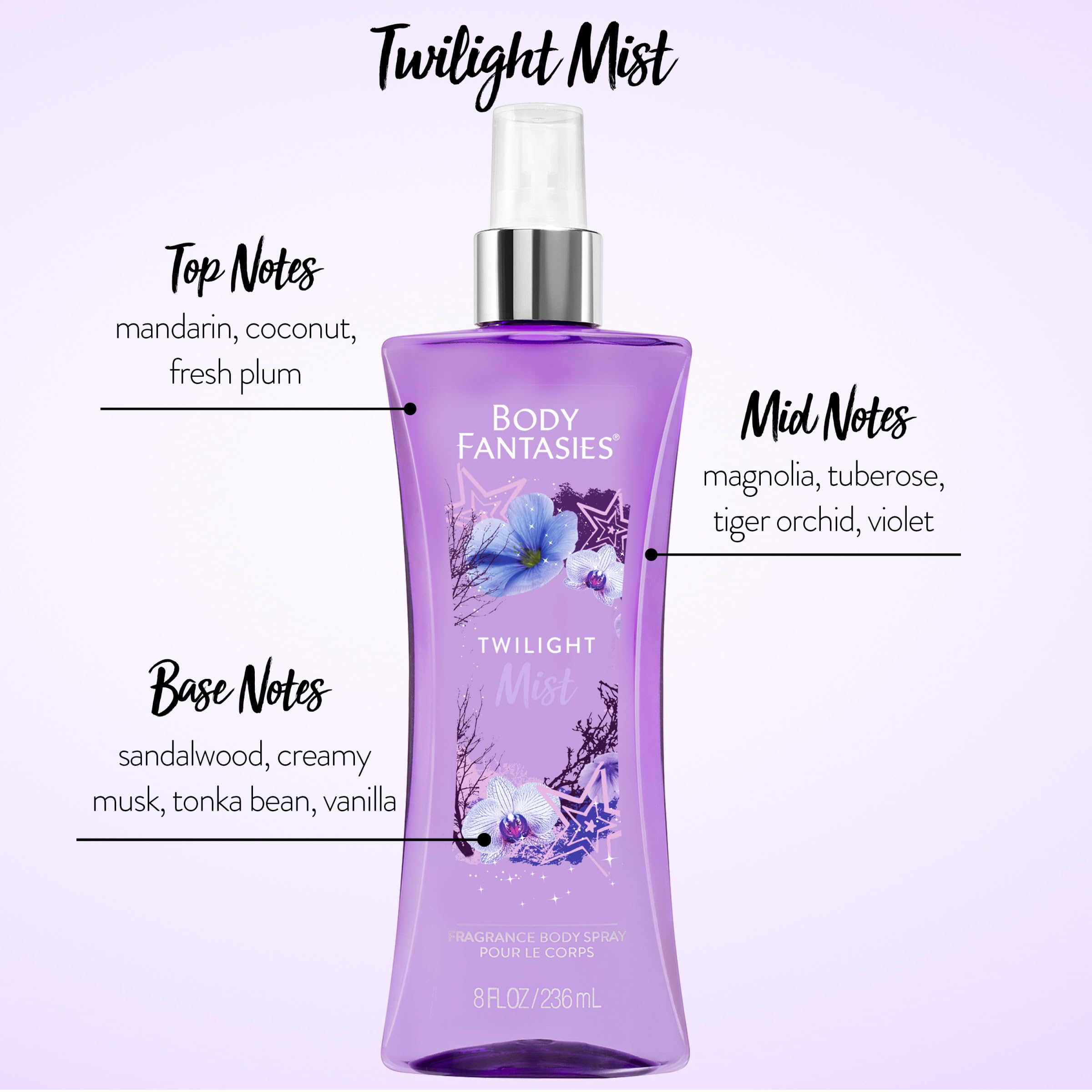 Foto 3 pulgar | Perfume Corporal Body Fantasies Signature Twilight Mist 23 - Venta Internacional.