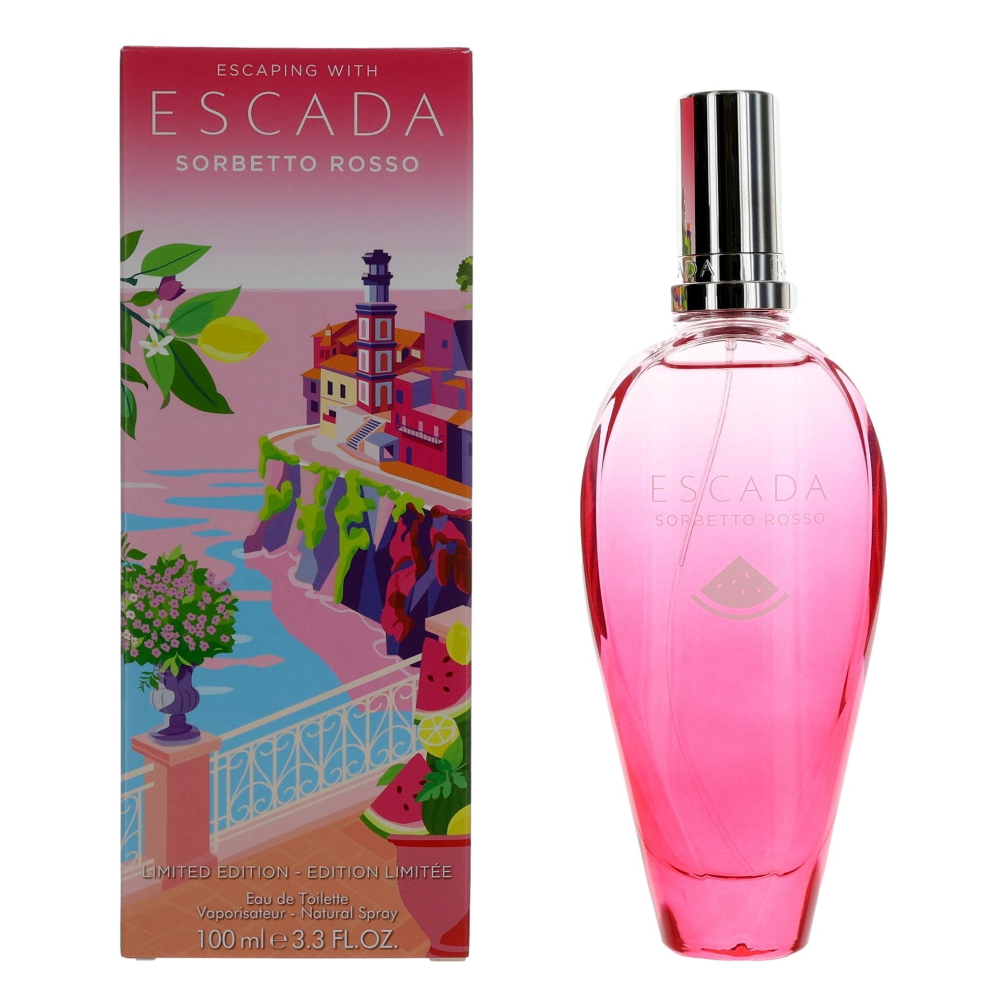 Perfume Escada Sorbetto Rosso Eau De Toilette 100 Ml Para Mujer - Venta Internacional.