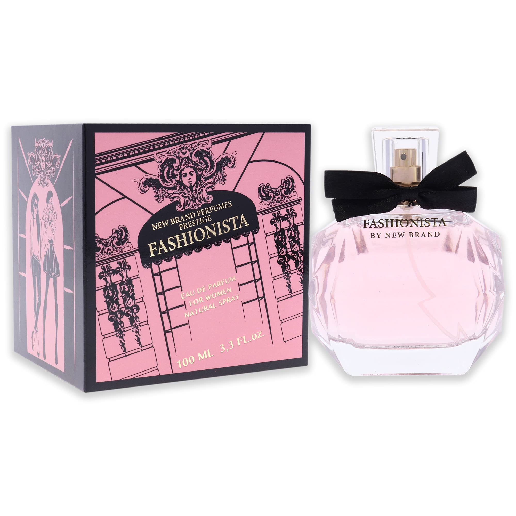Foto 3 | Perfume New Brand Fashionista Edp 100ml Para Mujer - Venta Internacional.