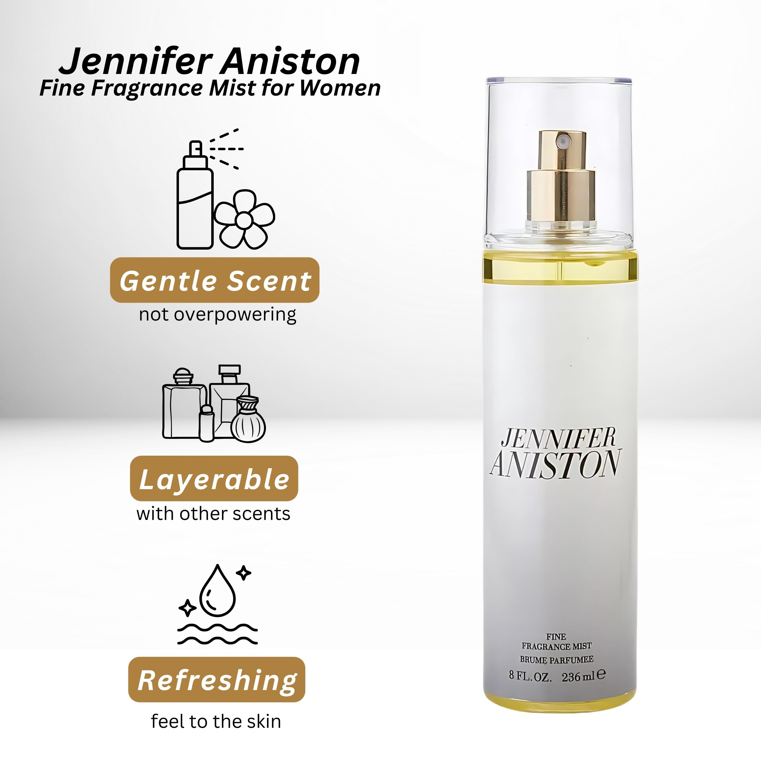 Foto 5 pulgar | Perfume Jennifer Aniston Fine Fragrance Mist 240 Ml Para Mujer - Venta Internacional.