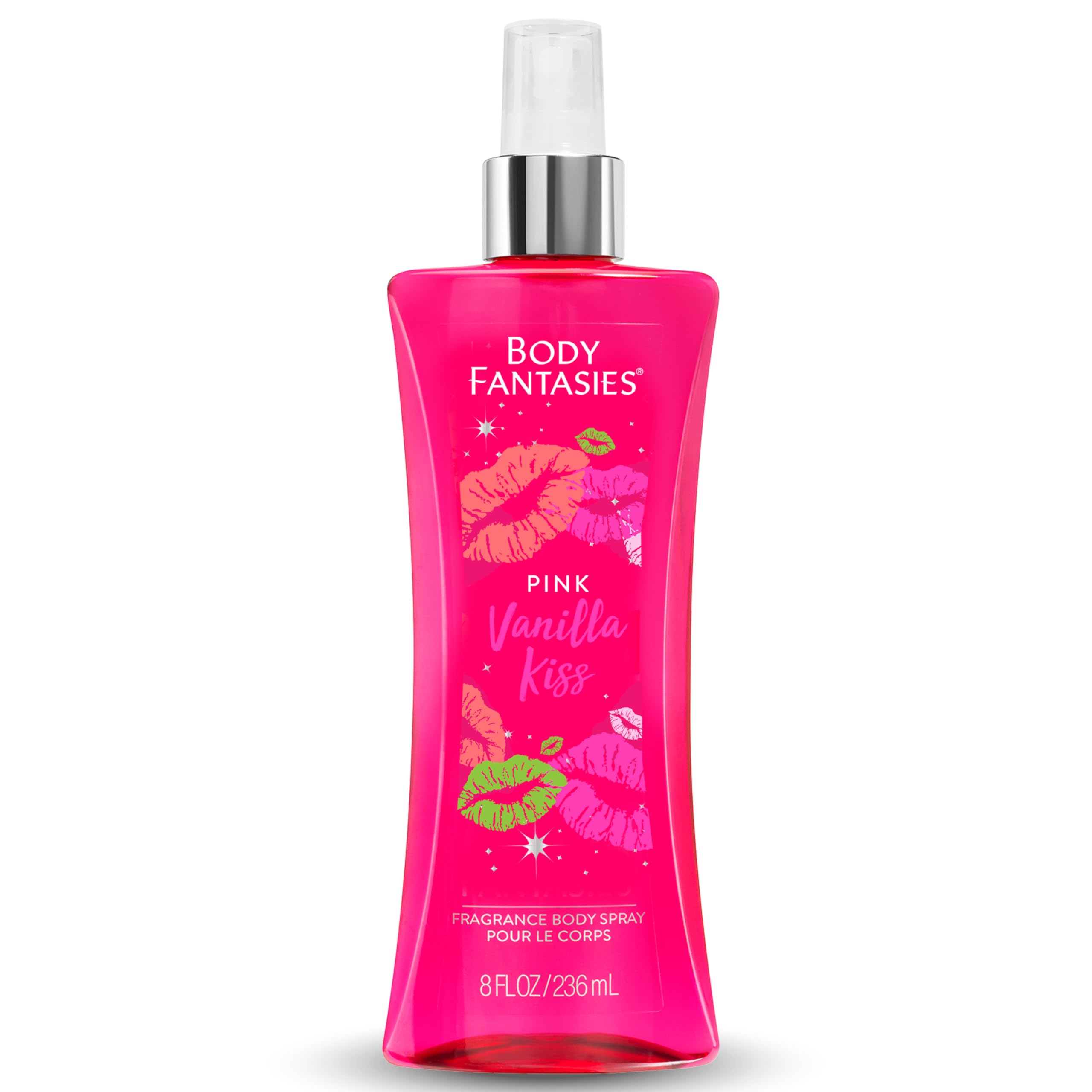 Perfume Corporal Body Fantasies Pink Vanilla Kiss 236 Ml - Venta Internacional.