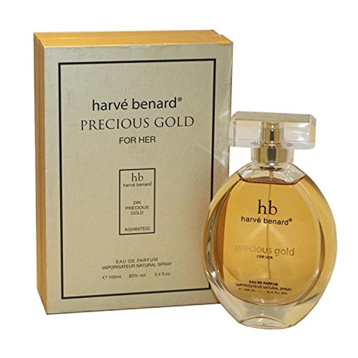 Foto 2 pulgar | Perfume Harvθ Bernard Precious Gold Eau De Parfum Para Mujer, 100 Ml - Venta Internacional.