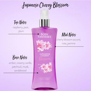 Foto 2 | Perfume Corporal Body Fantasies Japanese Cherry Blossom 24 - Venta Internacional.