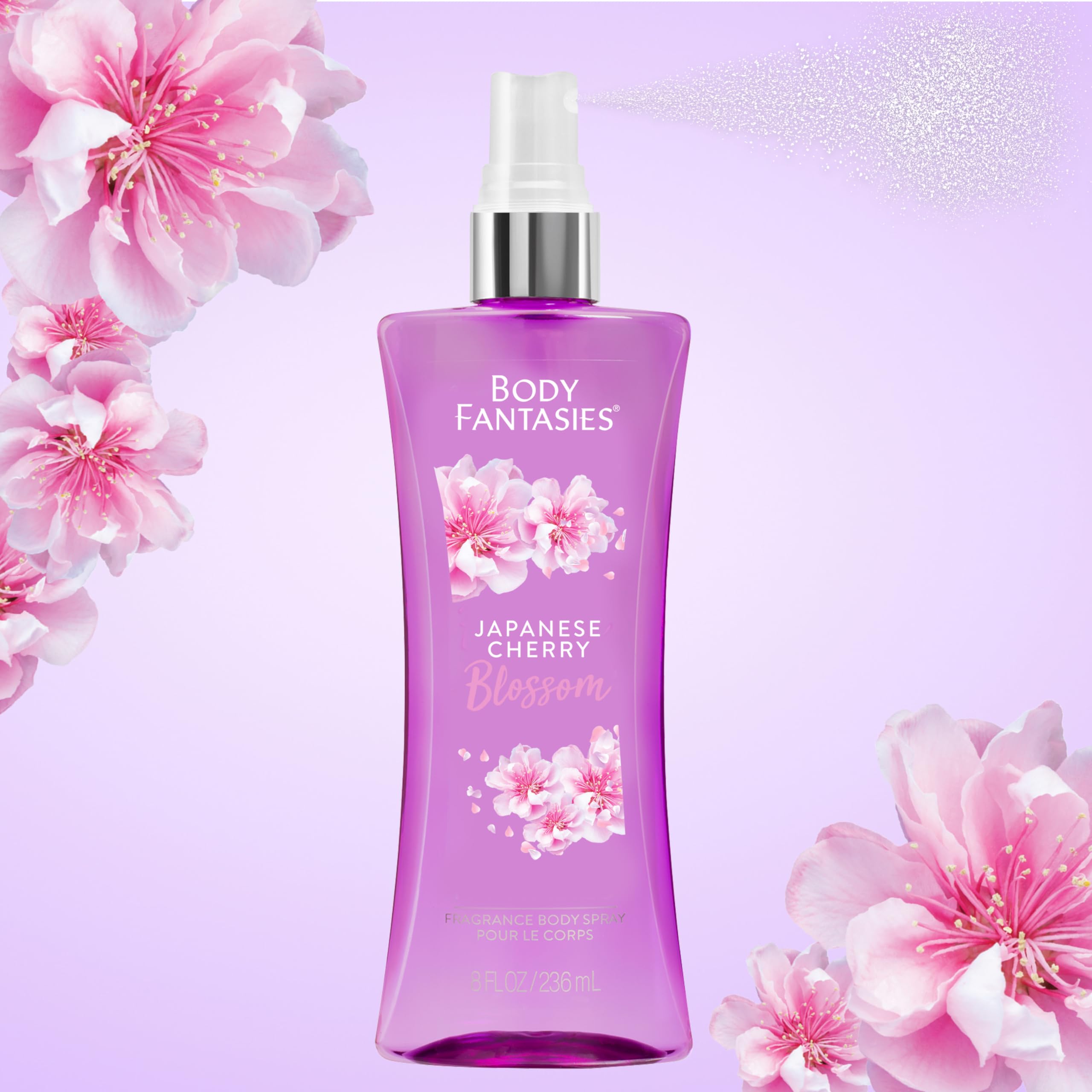 Foto 5 pulgar | Perfume Corporal Body Fantasies Japanese Cherry Blossom 24 - Venta Internacional.